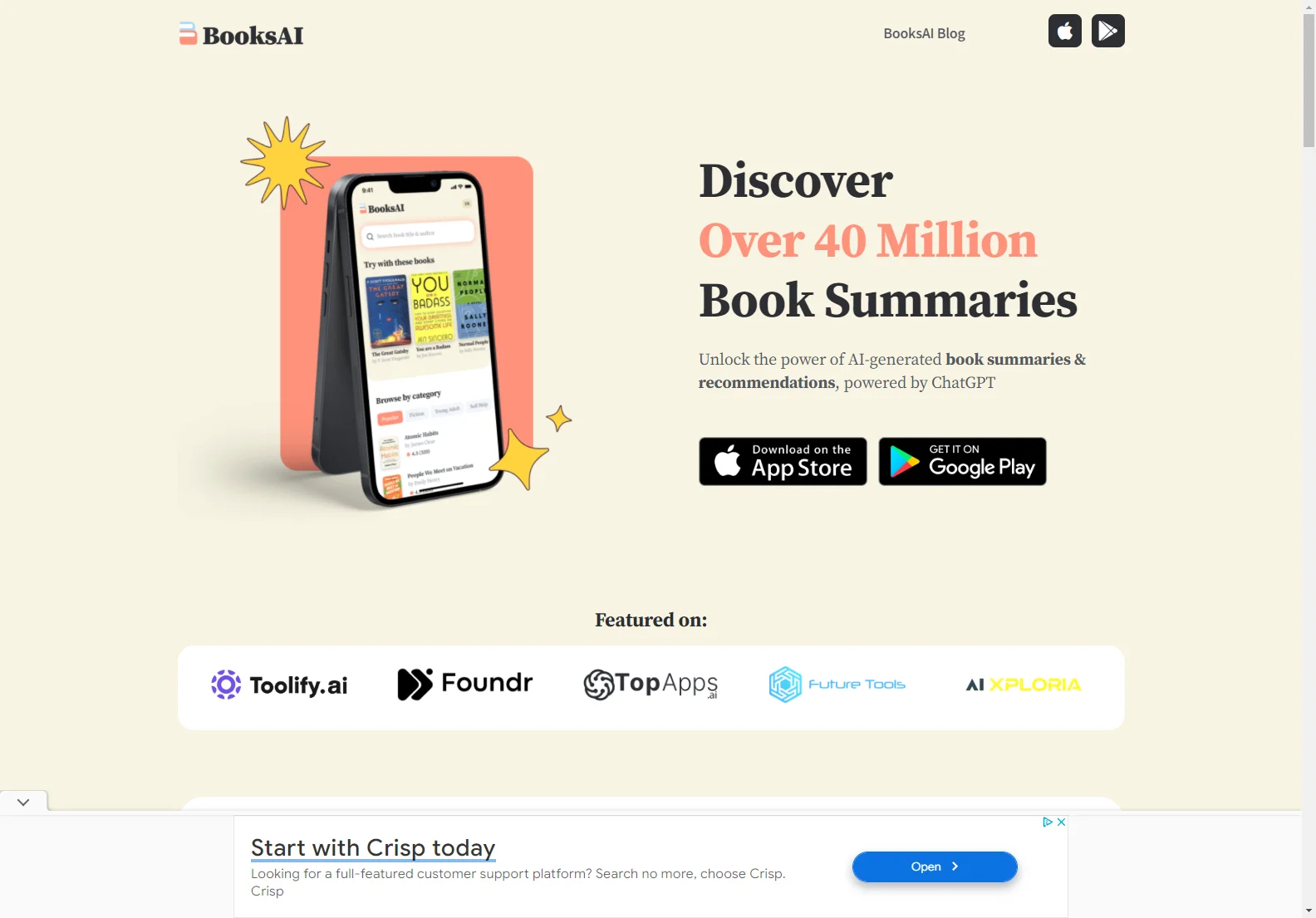 BooksAI: AI-Powered Book Summaries & Recommendations