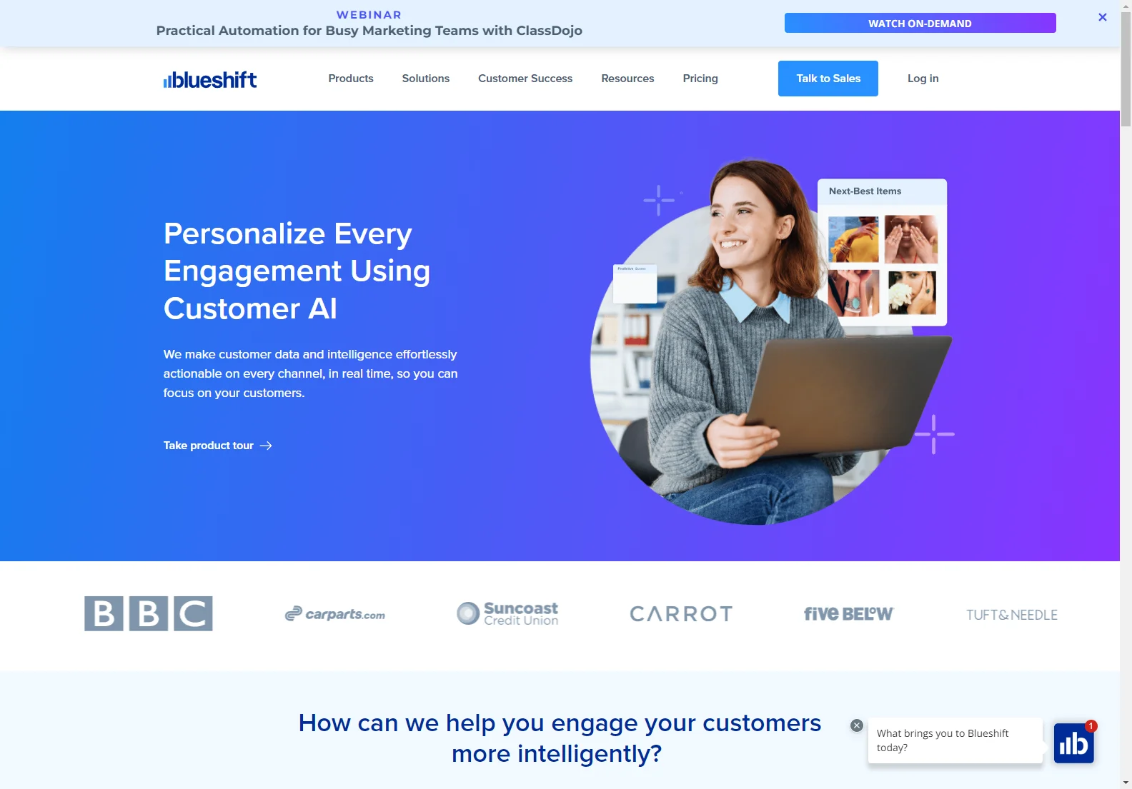 Blueshift: AI-Powered Customer Engagement Platform for Personalized Marketing