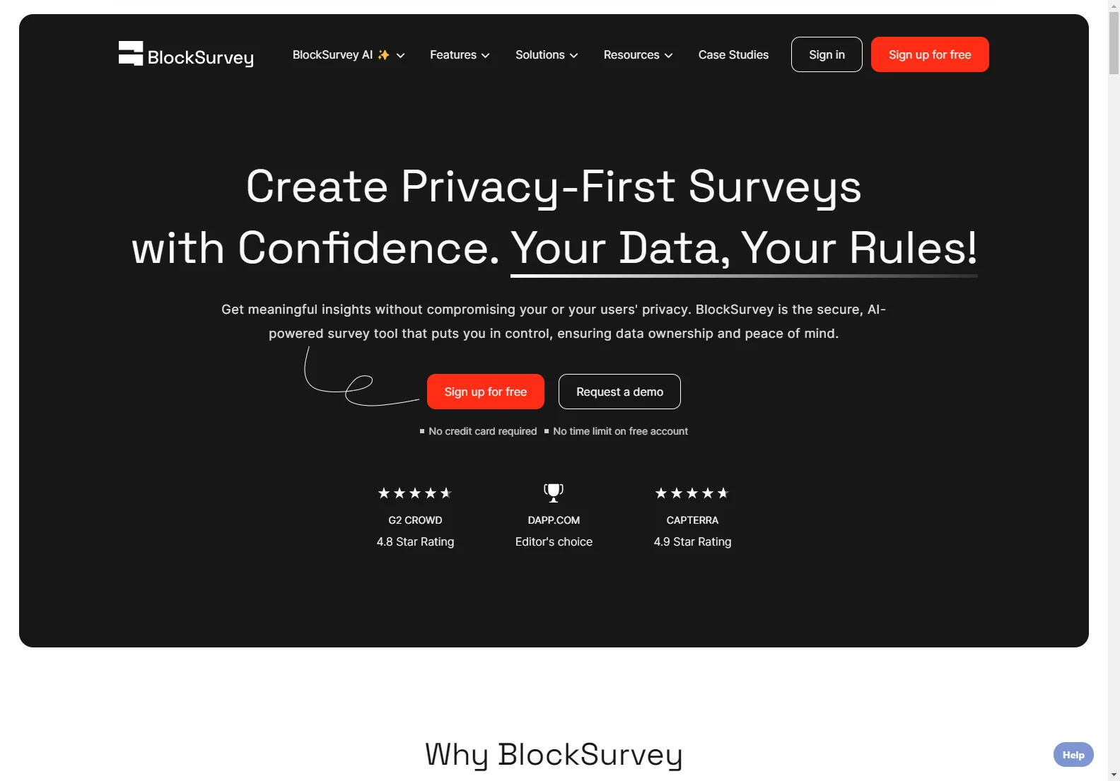 BlockSurvey: AI-Powered Surveys with Unmatched Privacy and Security