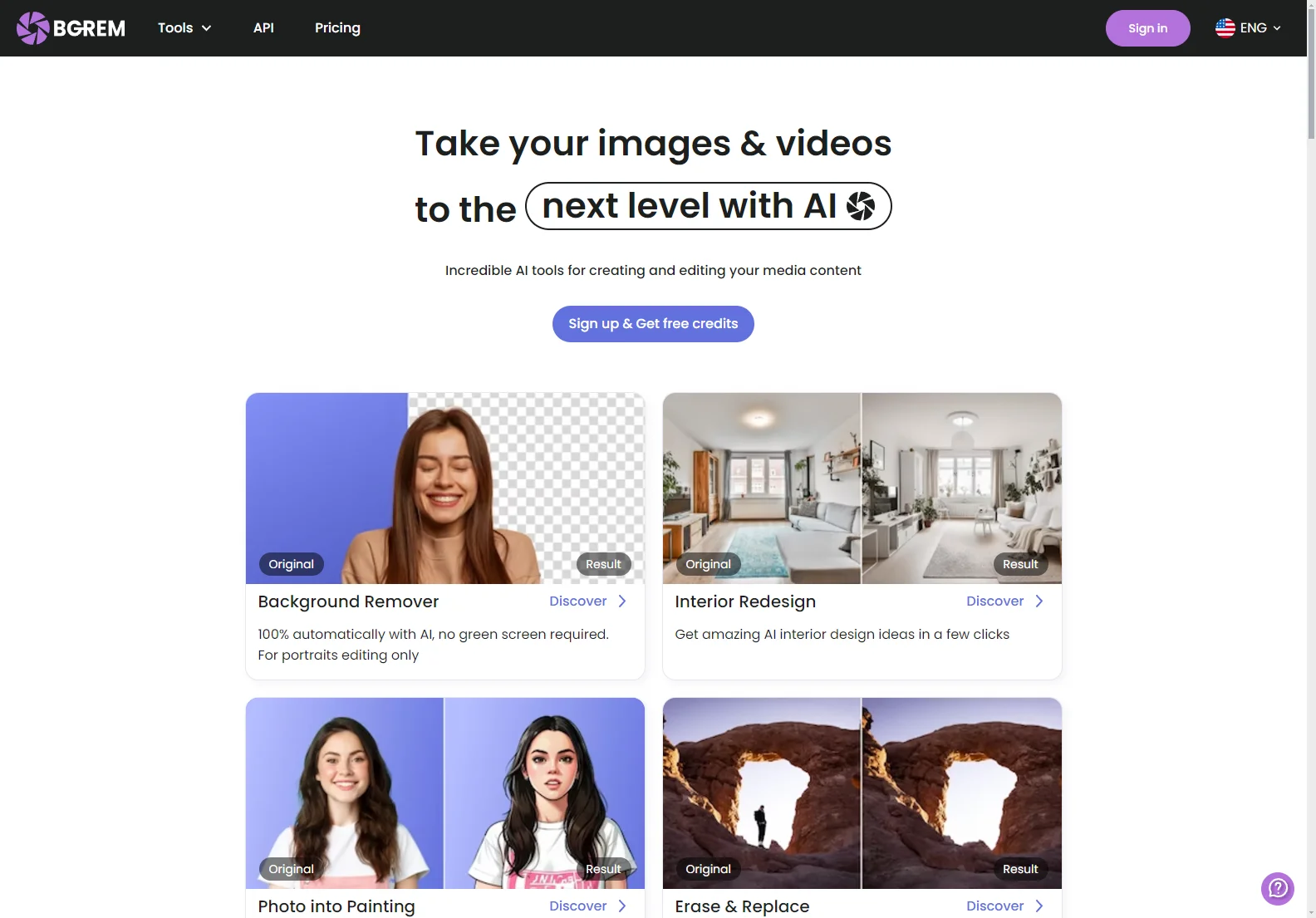 BgRem: AI-Powered Image & Video Creation Tools