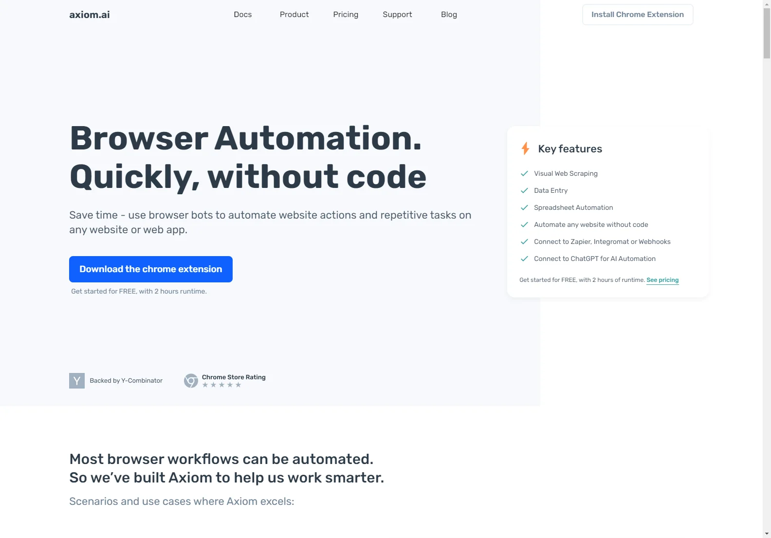 Axiom.ai: No-Code Browser Automation & Web Scraping