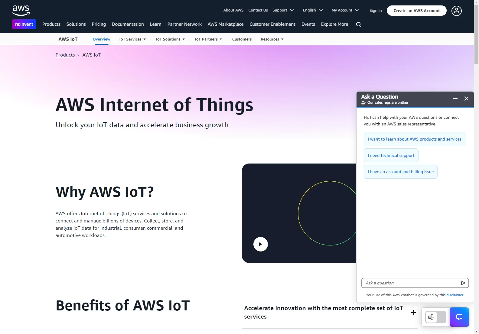 AWS IoT: Secure, Scalable, and Intelligent Internet of Things Solutions