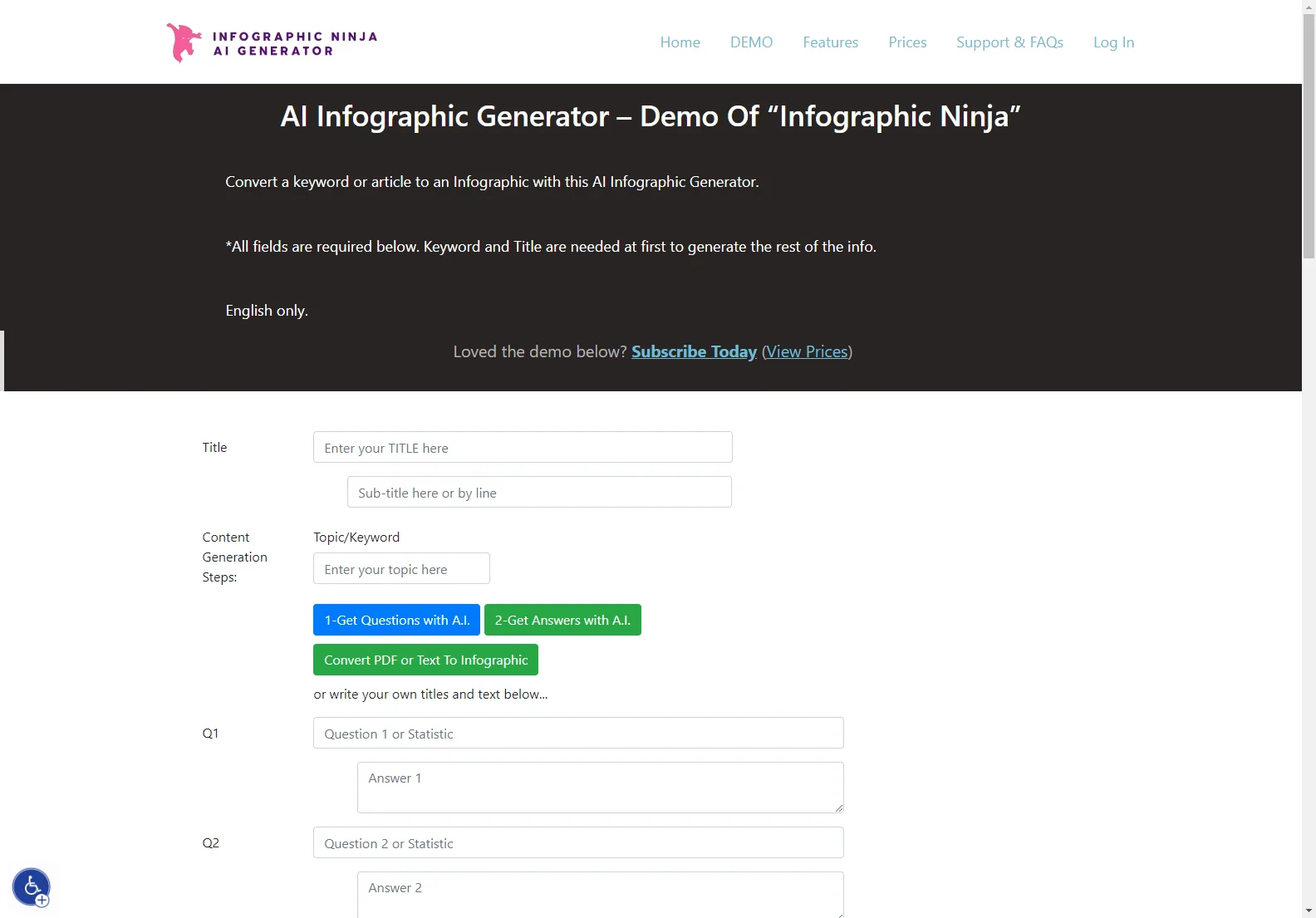 AI Infographic Generator: Create Stunning Infographics with Infographic Ninja