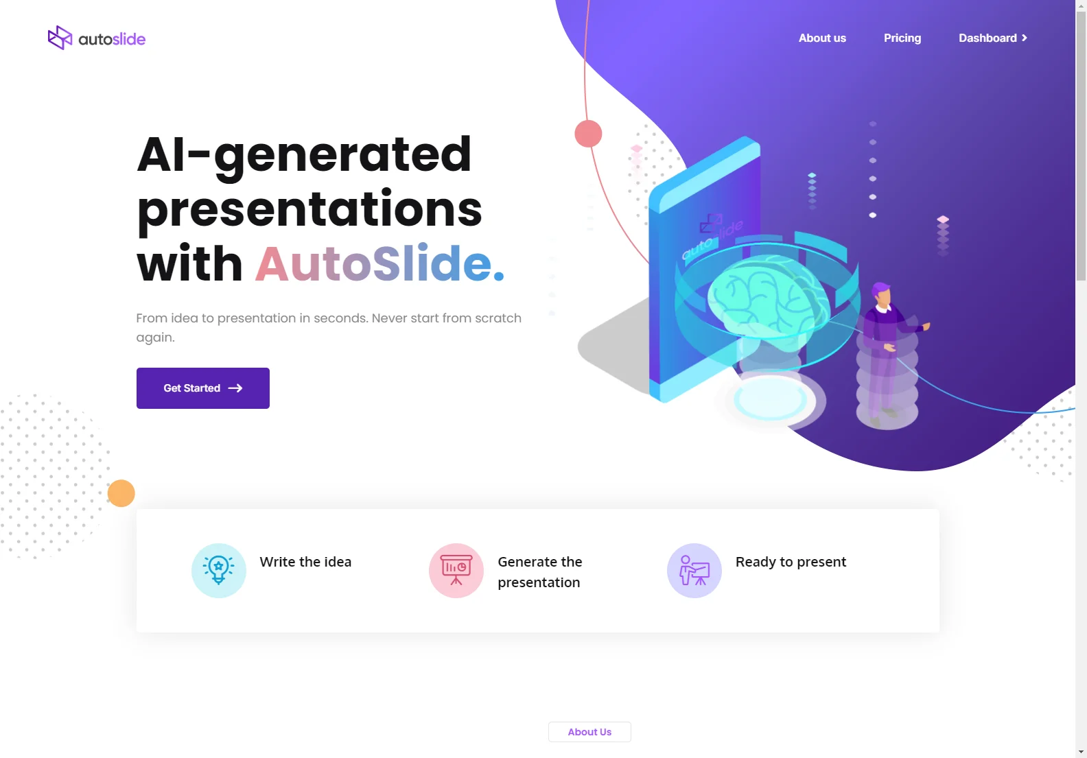 AutoSlide: AI-Powered Presentation Generator - Create Stunning Presentations in Seconds