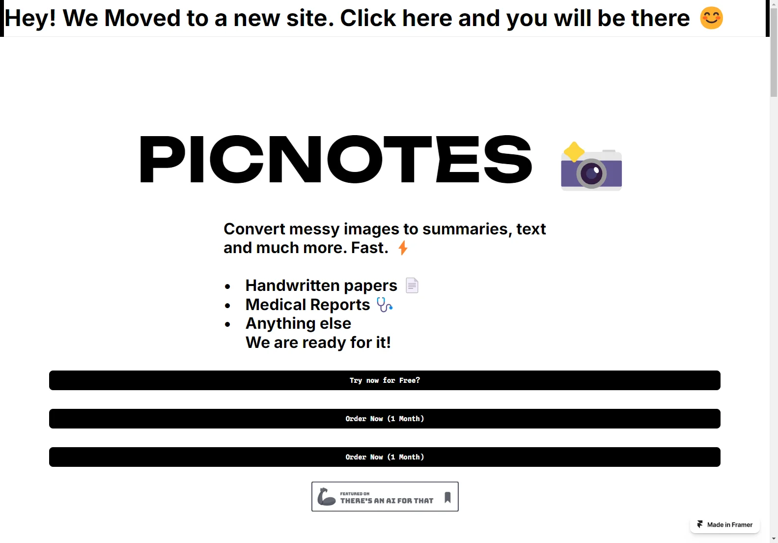 PicNotes: Fast & Accurate Image to Text Conversion