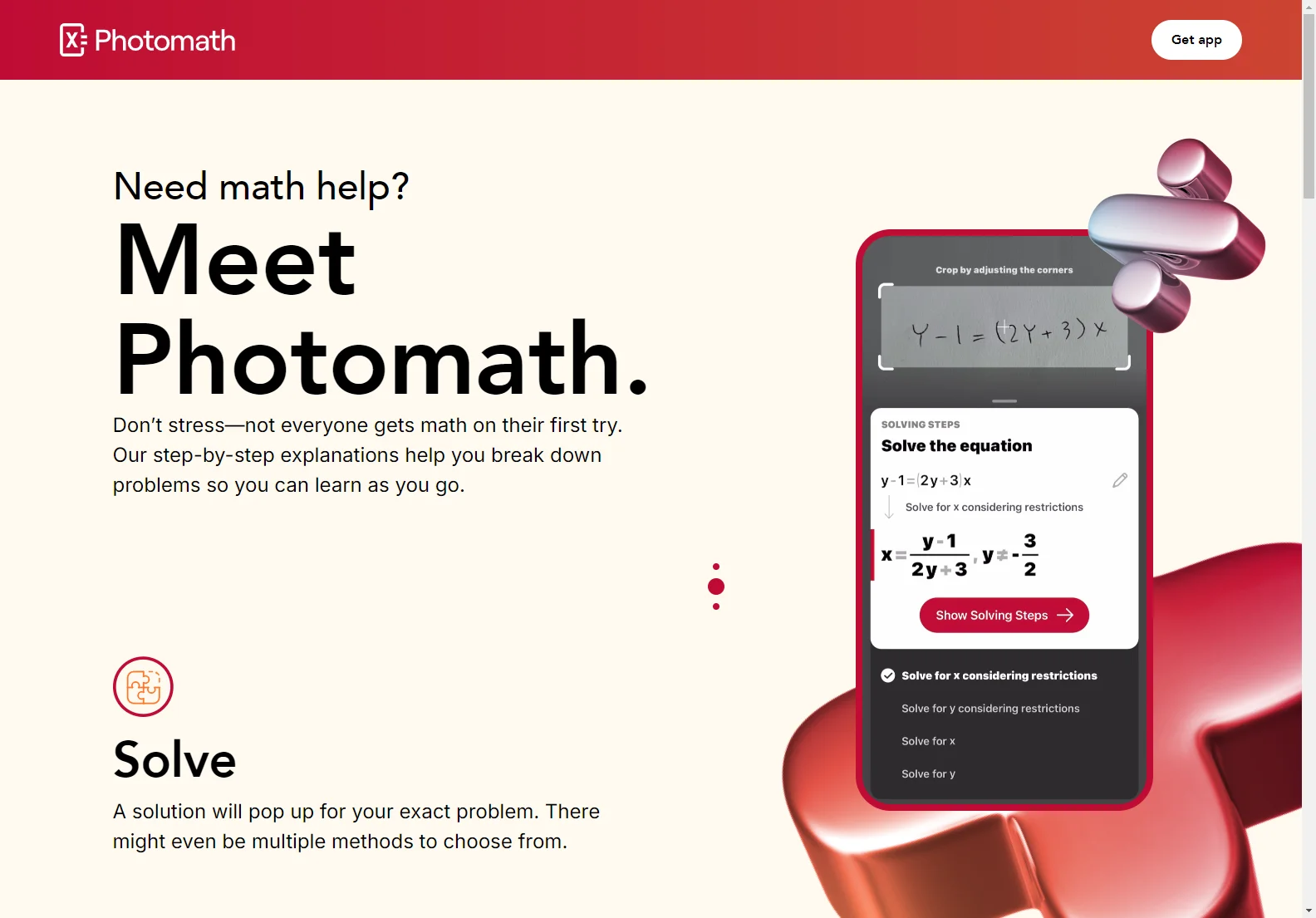 Photomath: AI-Powered Math App for Step-by-Step Solutions