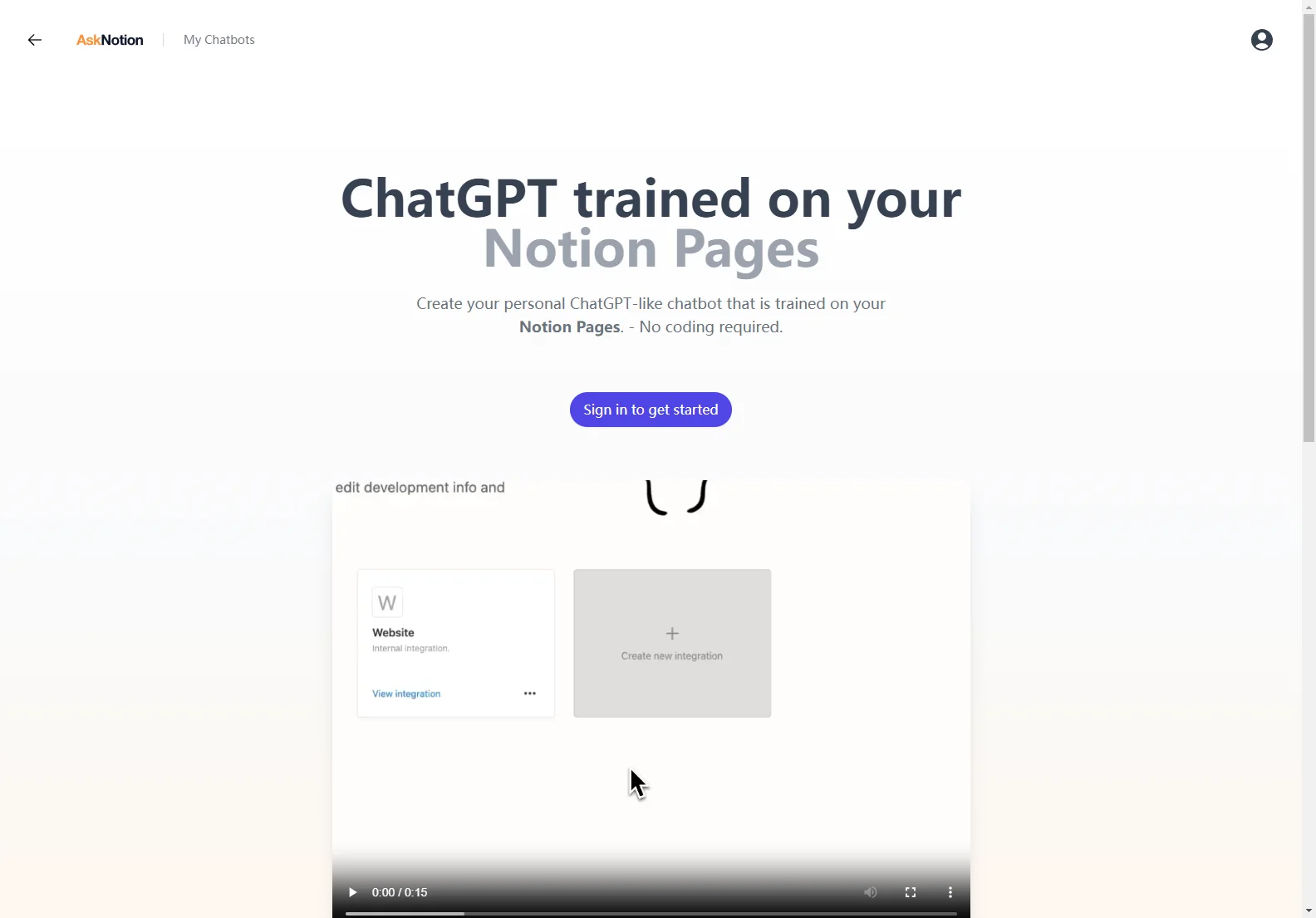 AskNotion: Your Personal AI Chatbot for Notion