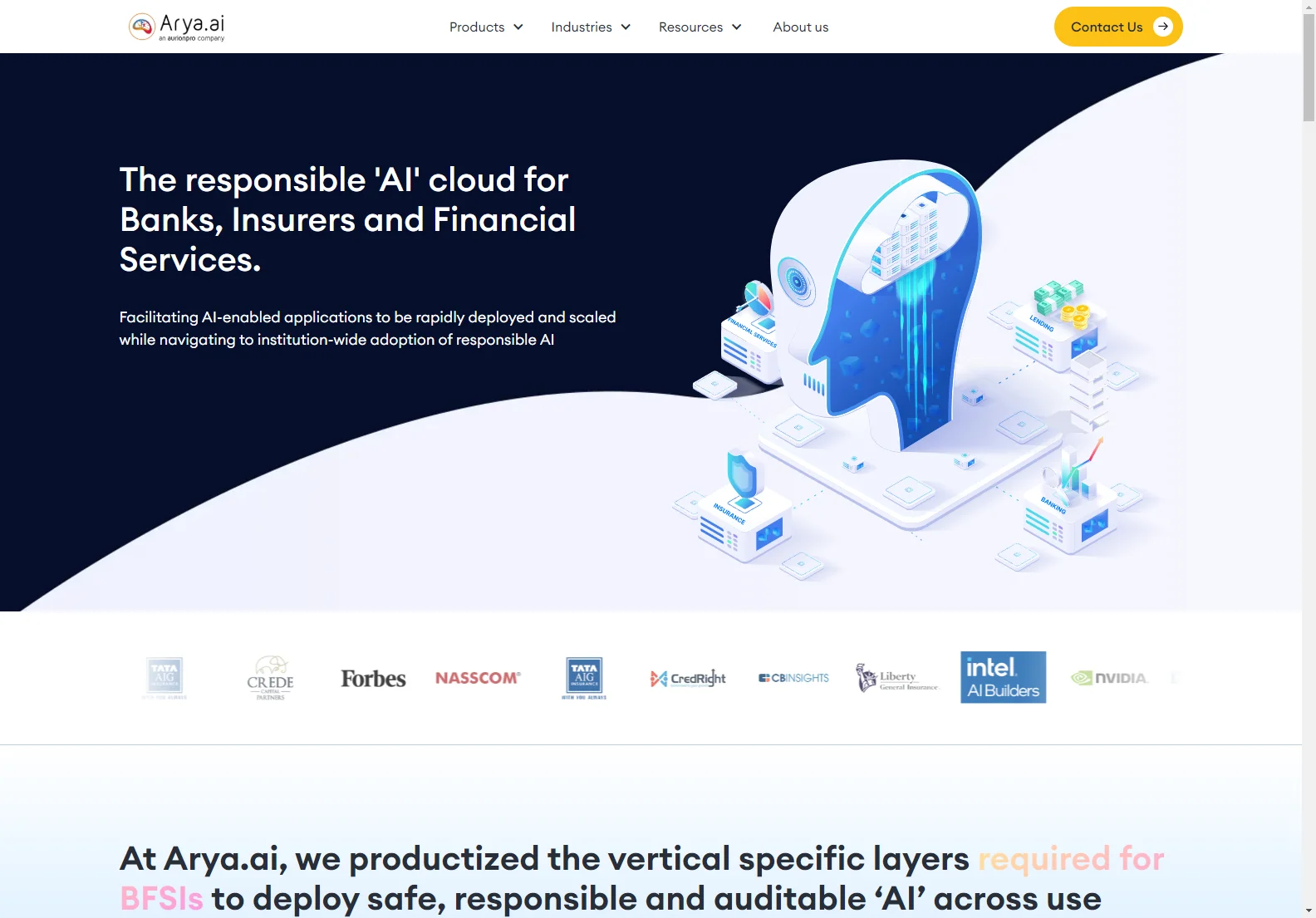 Arya.ai: The Responsible AI Cloud for Banks, Insurers, and Financial Services