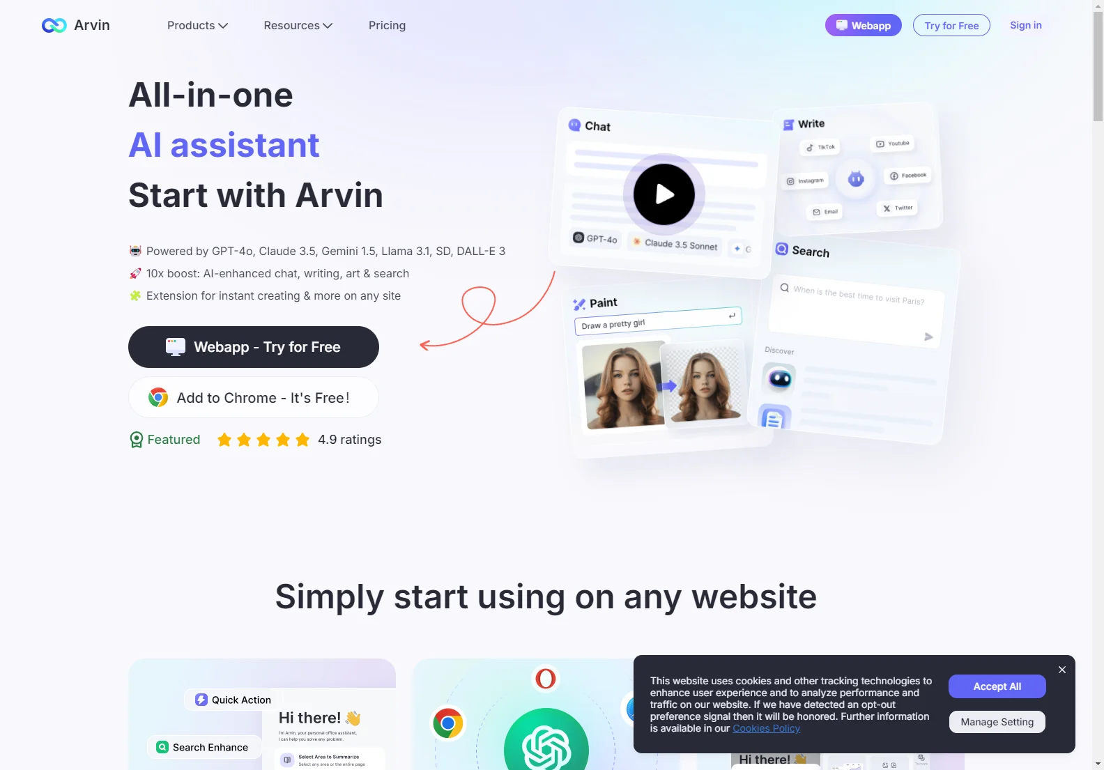 Arvin AI: The Ultimate AI Assistant for Enhanced Productivity and Creativity