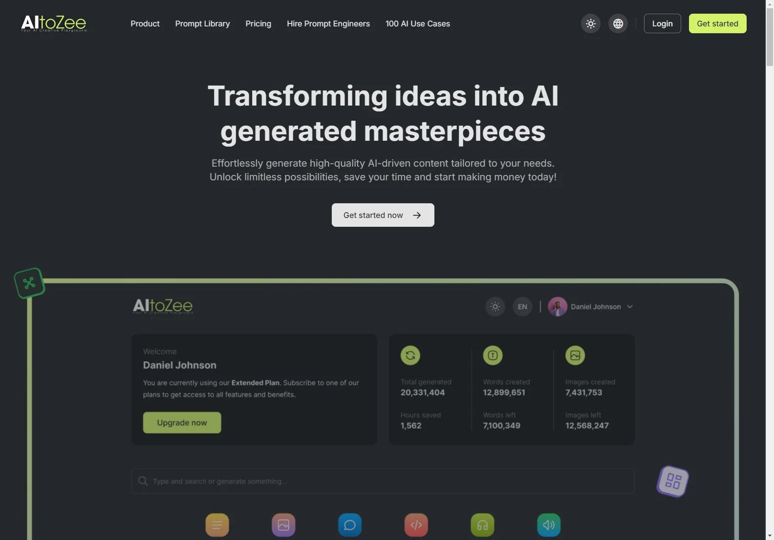 AItoZee: All-in-One AI Tools for Effortless Content Creation