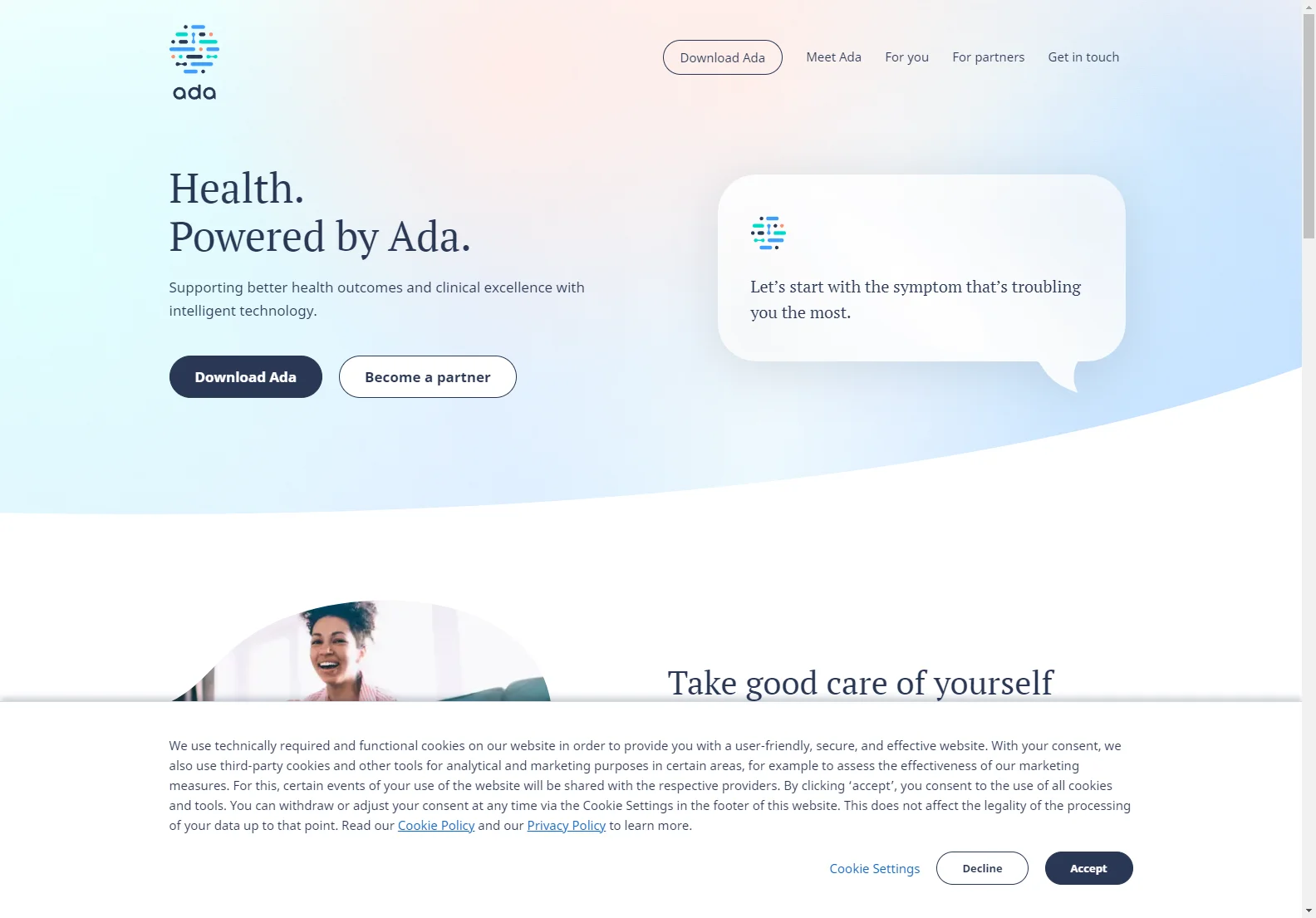 Ada Health: AI-Powered Symptom Checker & Health Management App