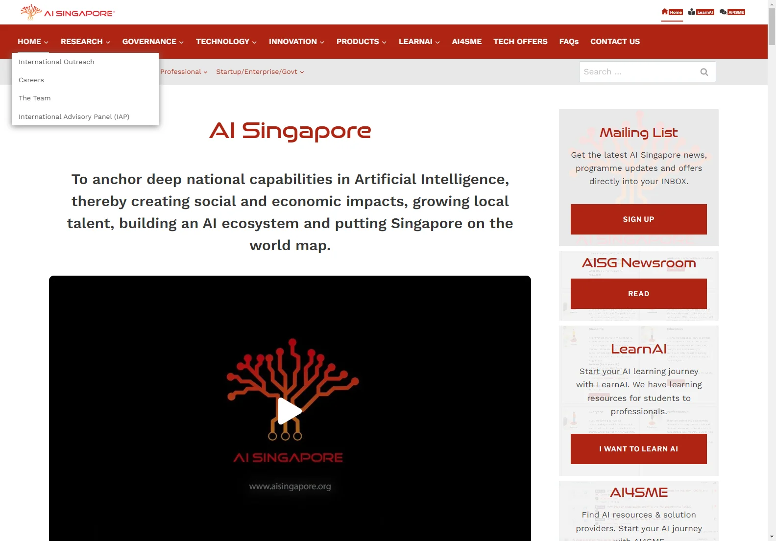 AI Singapore: Driving National AI Capabilities