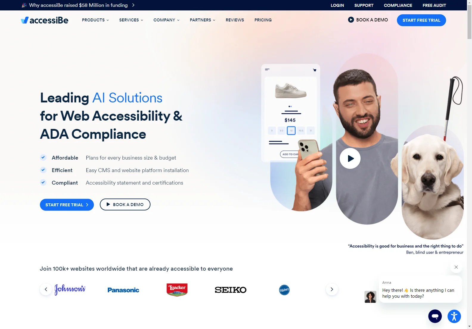 accessiBe: AI-Powered Web Accessibility Solution for ADA & WCAG Compliance