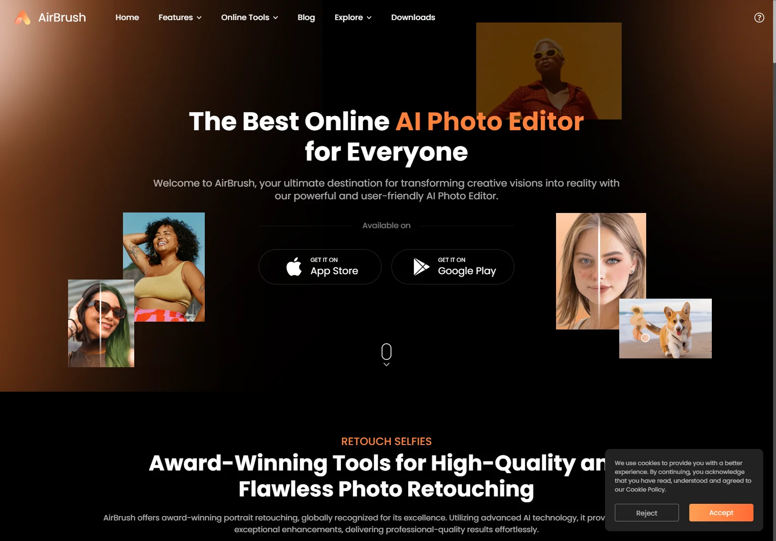 AirBrush: Free Online AI Photo Editor for Effortless Photo & Video Enhancement