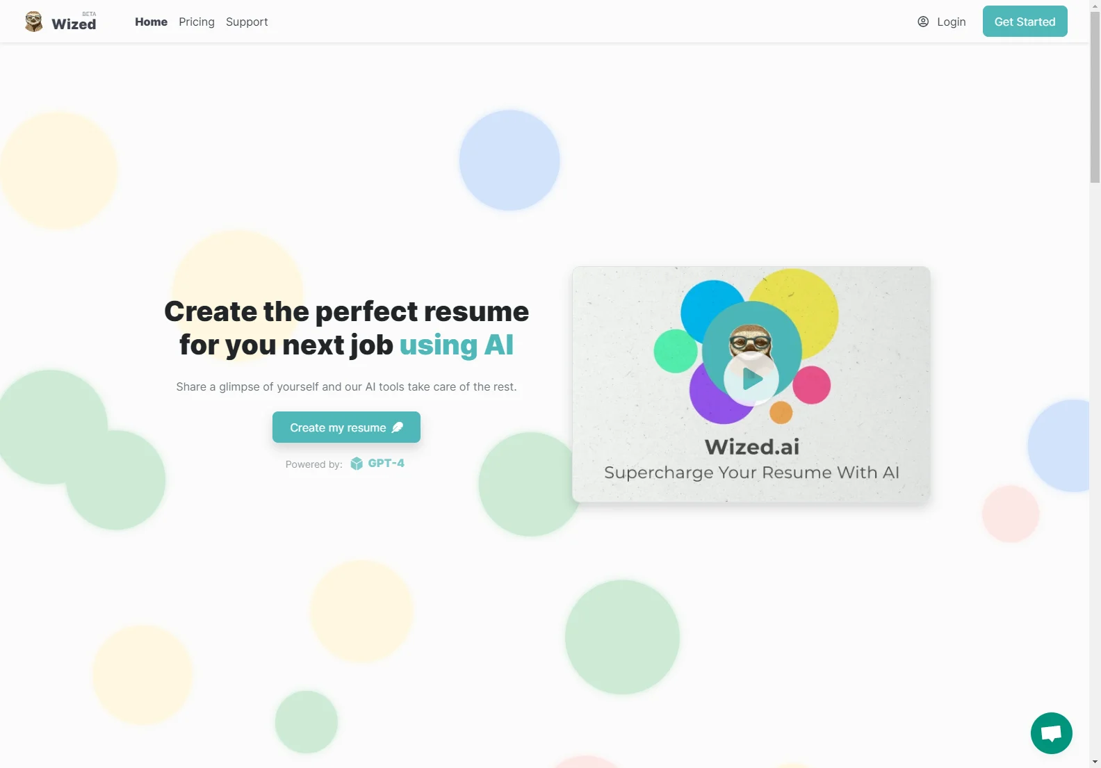 Wized.AI: AI-Powered Resume Builder for Job Search Success