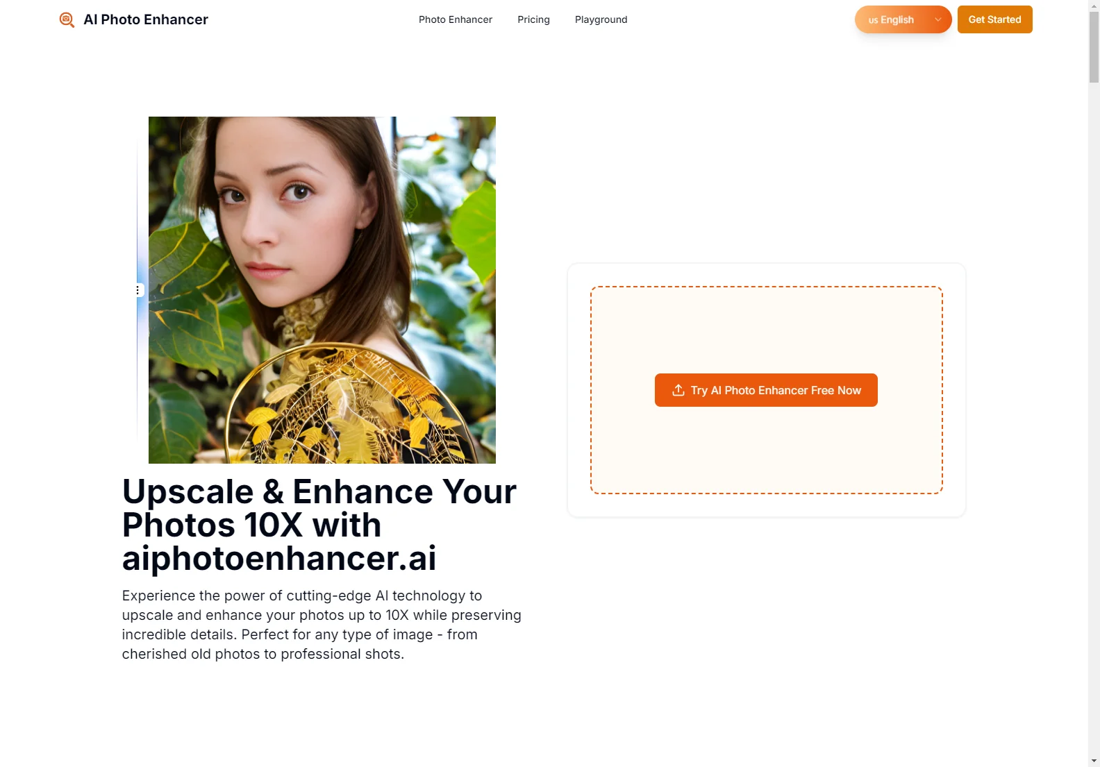 AI Photo Enhancer: Upscale & Enhance Your Photos Up to 10X with AI Technology