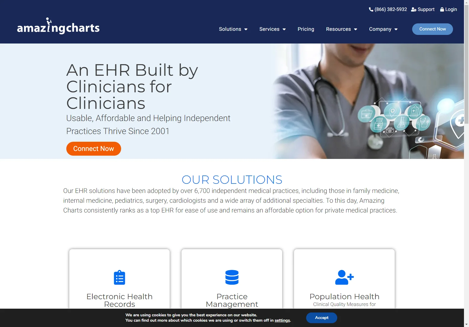 Amazing Charts: Top-Rated EHR Software for Independent Medical Practices