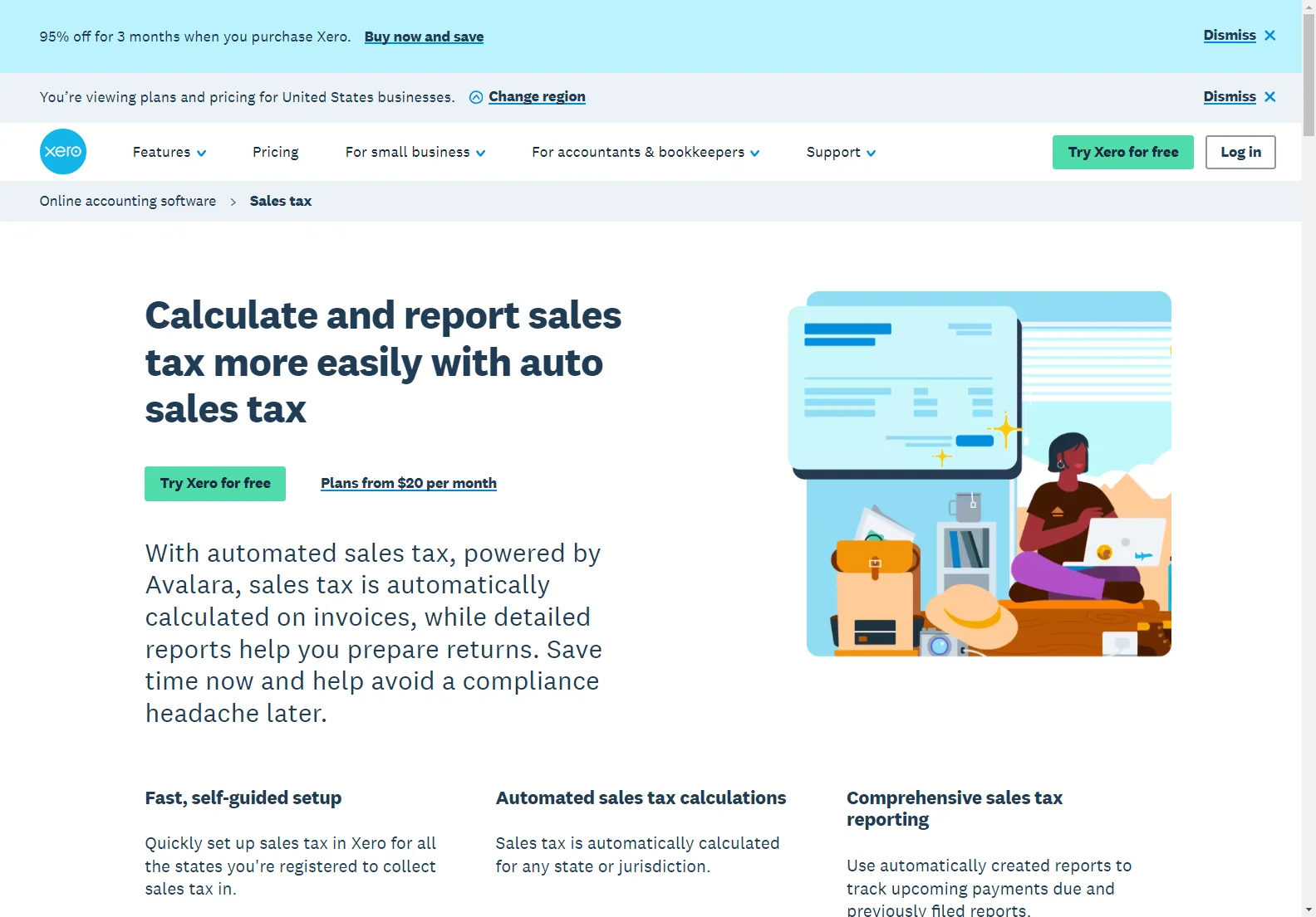 Xero: Automated Sales Tax Software for Small Businesses