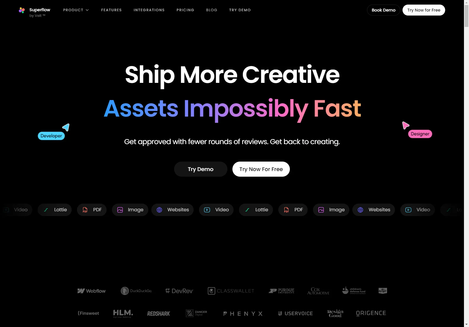 Superflow: Streamline Creative Asset Reviews & Collaboration