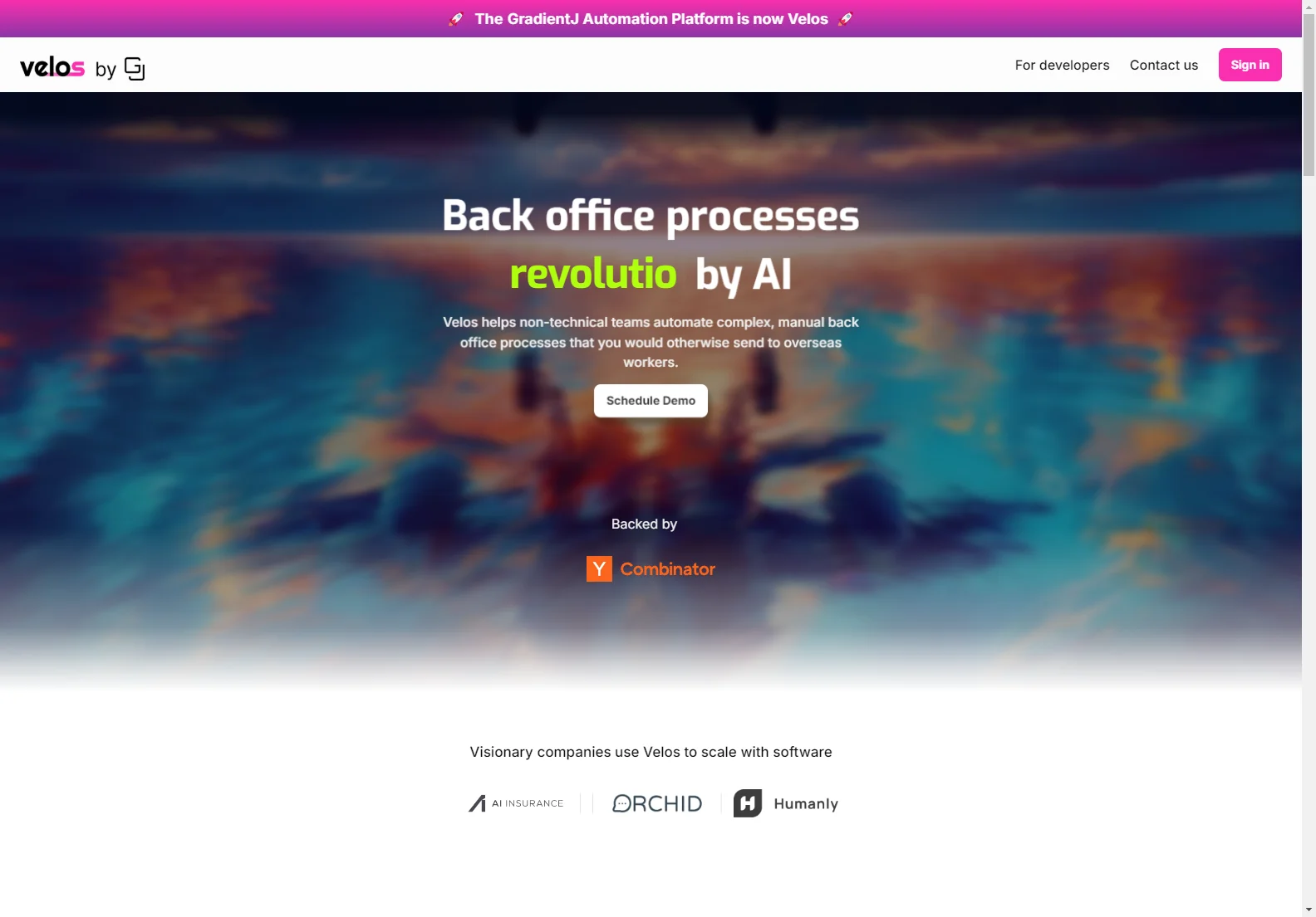 Velos: AI-Powered Back Office Automation for Enhanced Efficiency