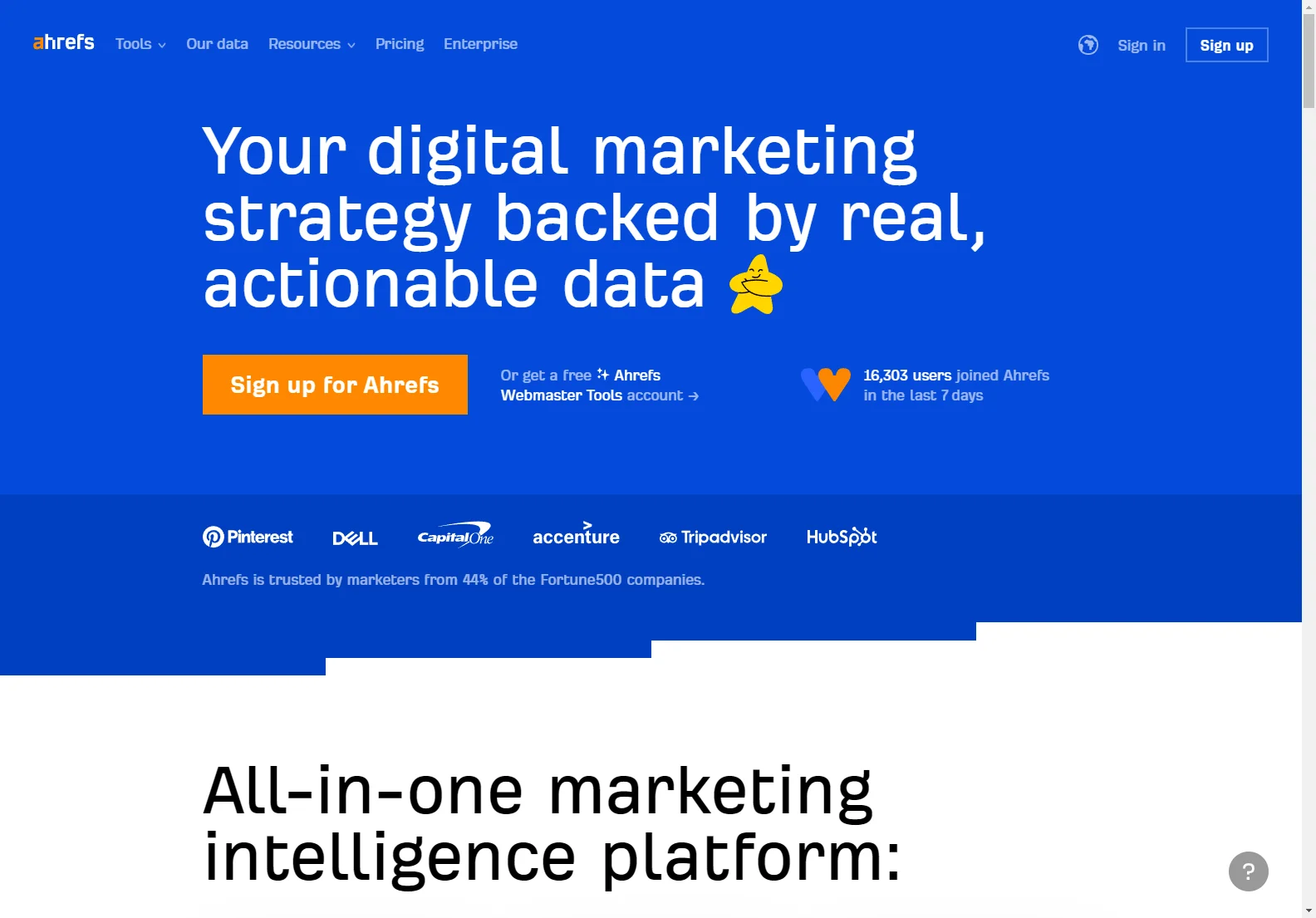 Ahrefs: Actionable Data & Tools to Boost Your Search Traffic