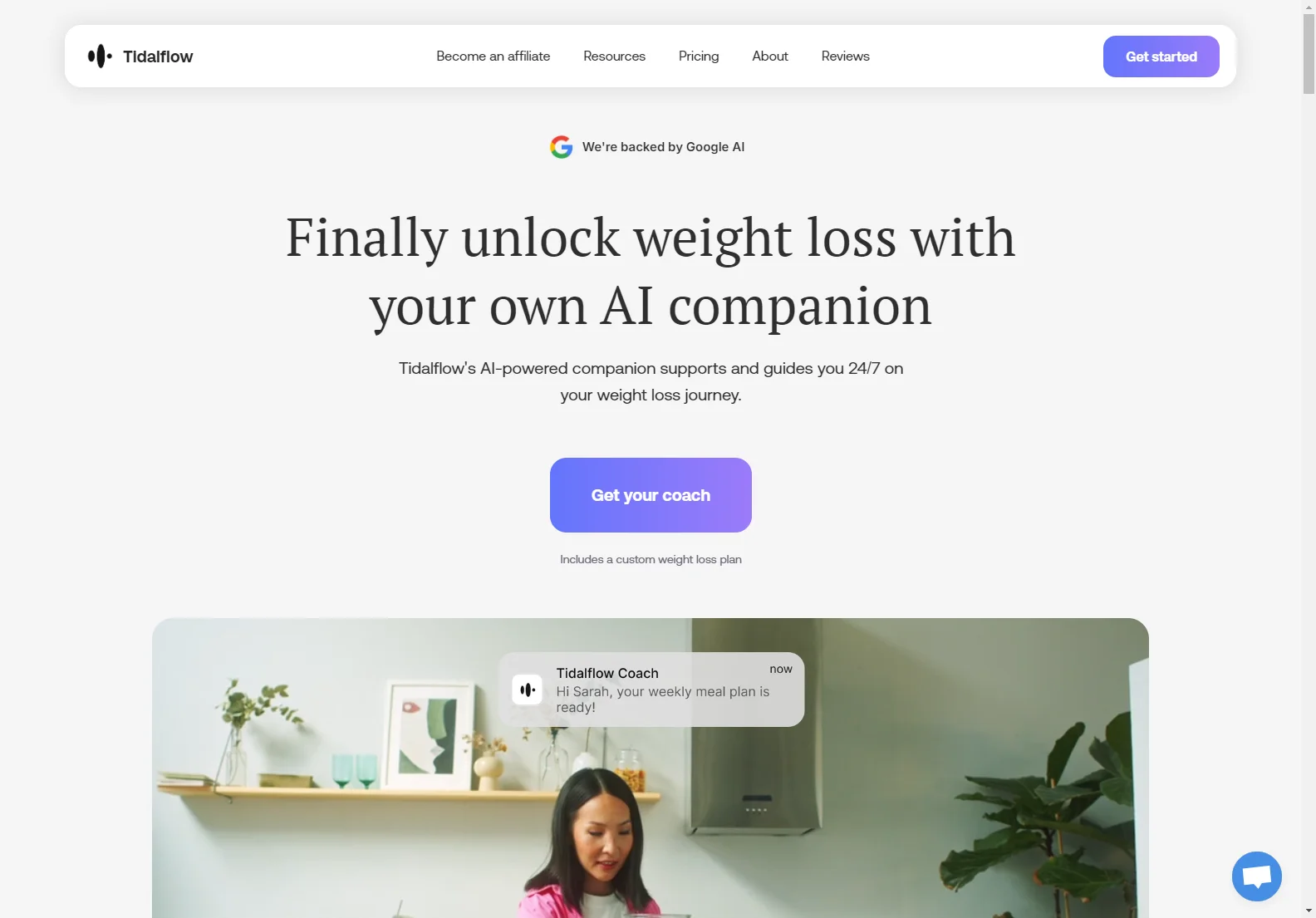 Tidalflow: Your AI-Powered Weight Loss Companion for Sustainable Results