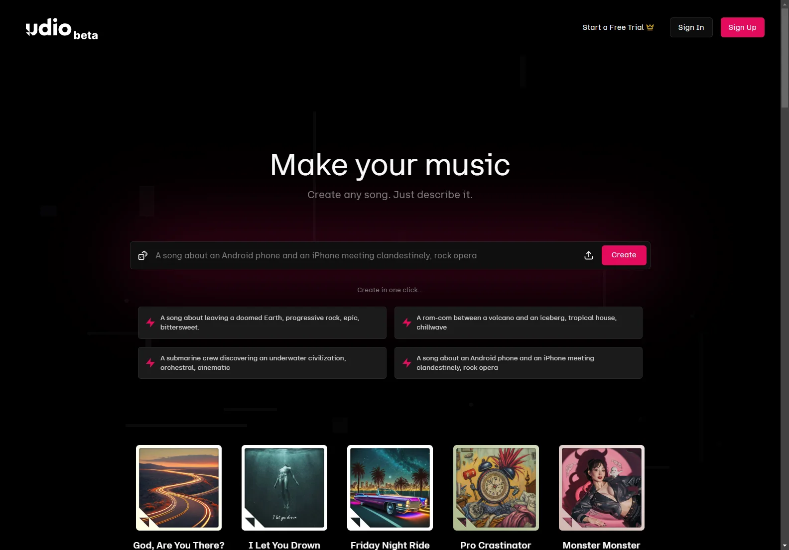 Udio: AI Music Generator - Create Songs with AI