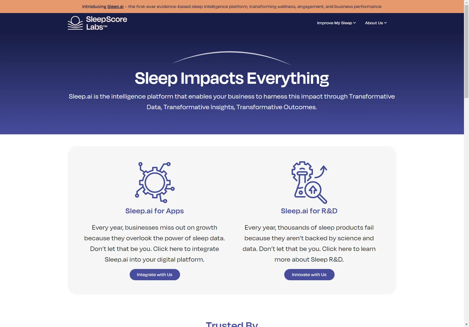 SleepScore: Data-Driven Sleep Intelligence Platform for Wellness and Business