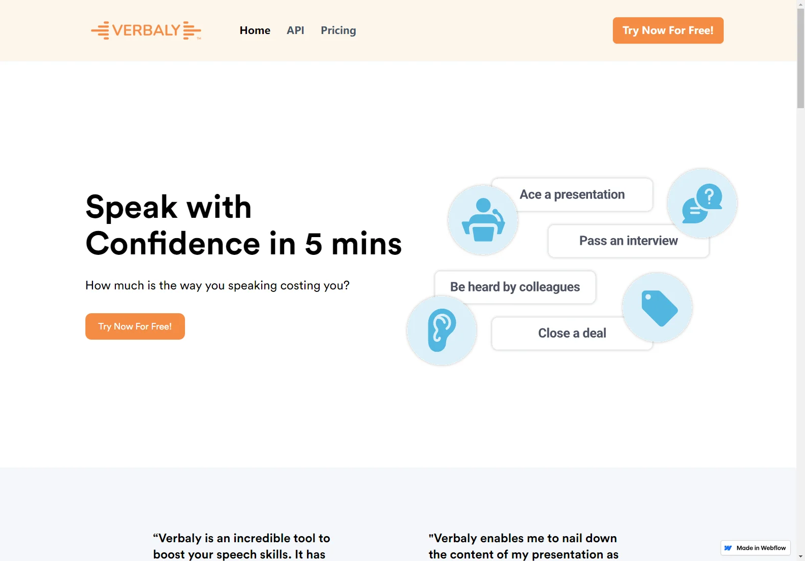 Verbaly: AI-Powered Communication Coach for Improved Clarity and Confidence