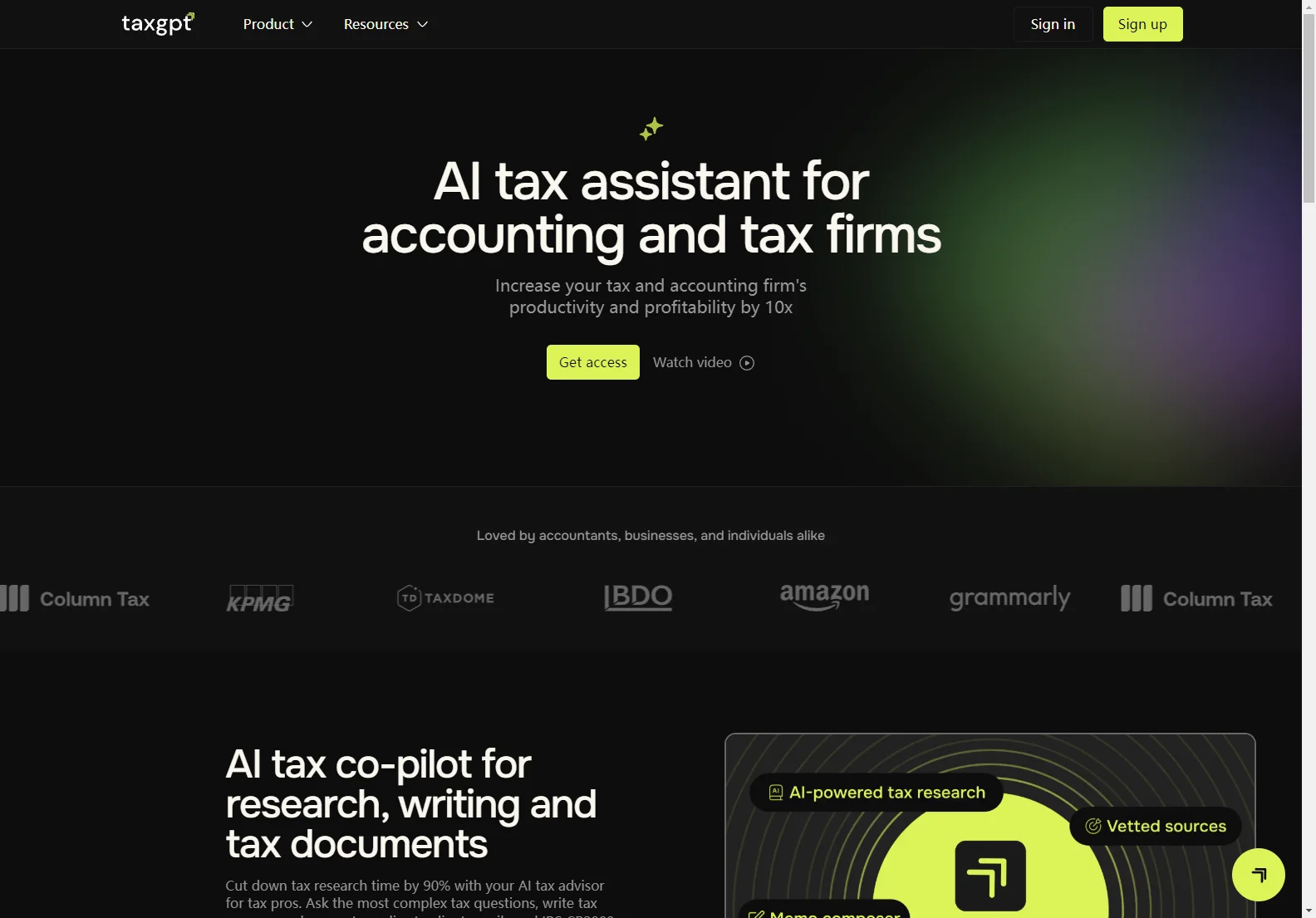 TaxGPT: Your AI-Powered Tax Assistant for Increased Productivity