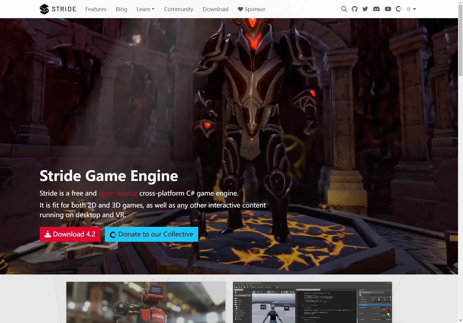 Stride Game Engine: Free, Open-Source C# Game Engine for 2D, 3D, and VR