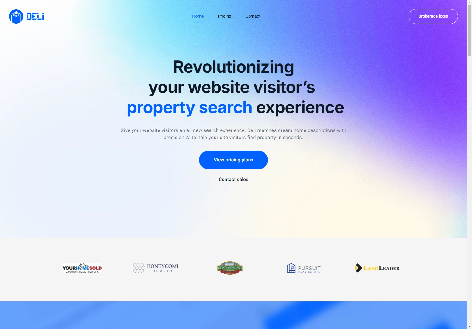 DELI: AI-Powered Property Search Widget for Real Estate