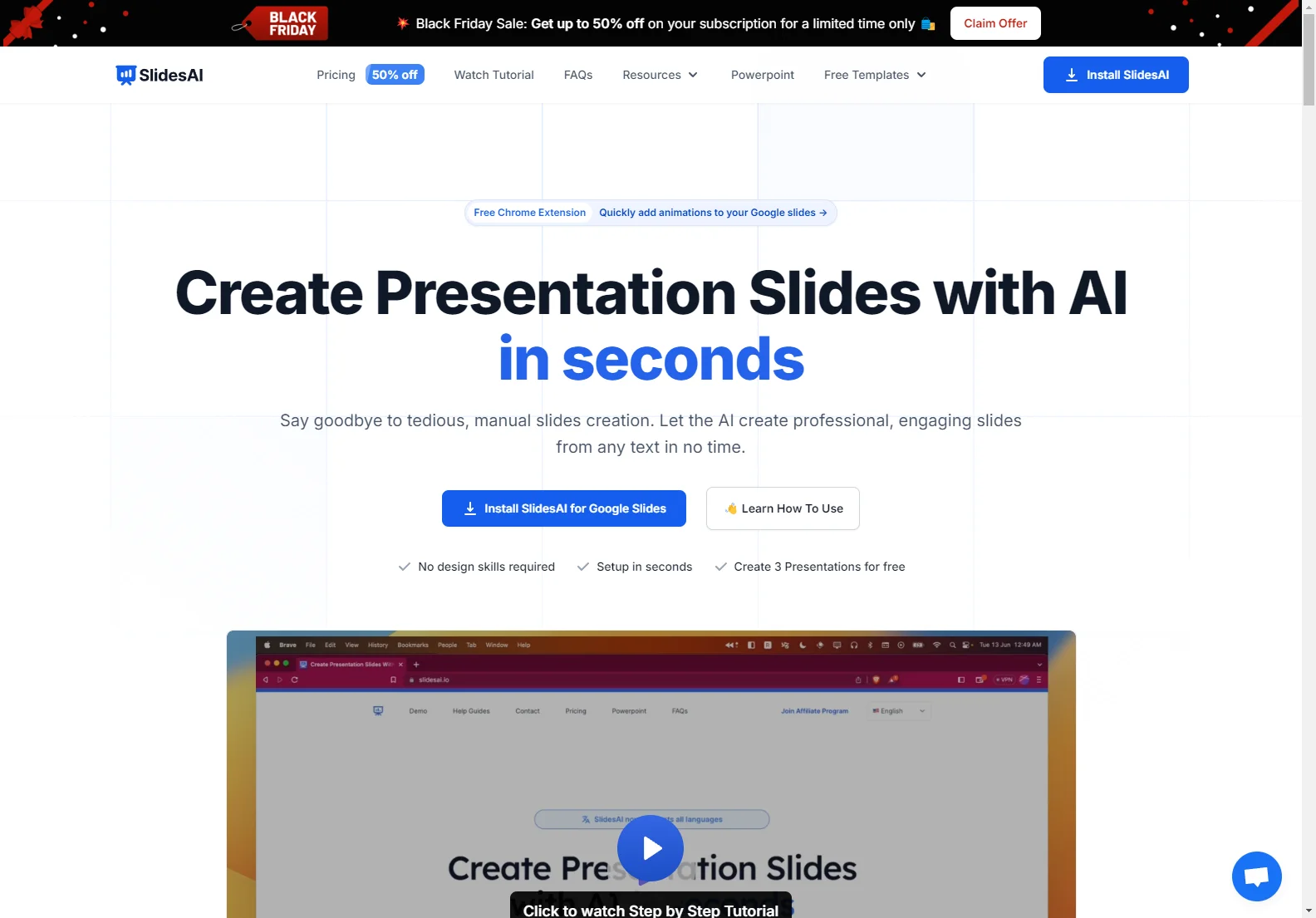 SlidesAI: Create Stunning Presentations with AI in Seconds