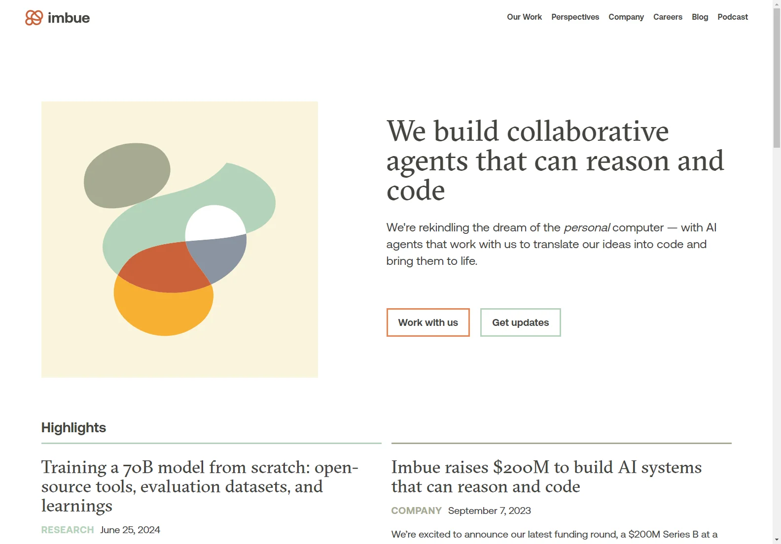 Imbue: Collaborative AI Agents for Reasoning and Code Generation