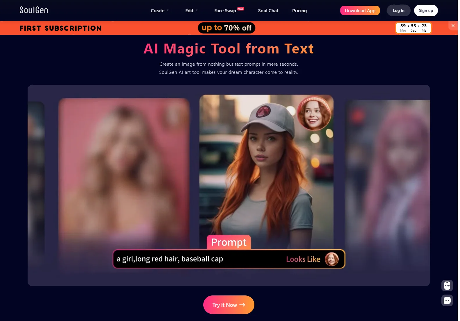 SoulGen: Free AI Magic Tool to Create Art from Text Online