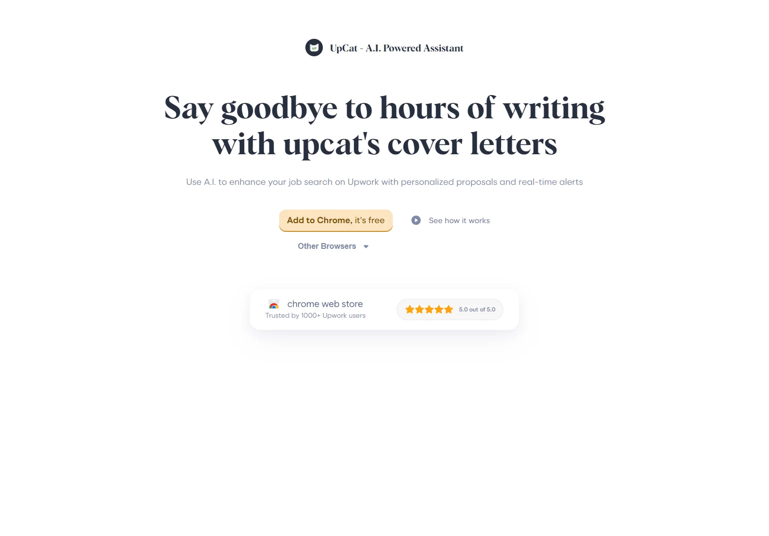 UpCat: AI-Powered Upwork Assistant for Freelancers