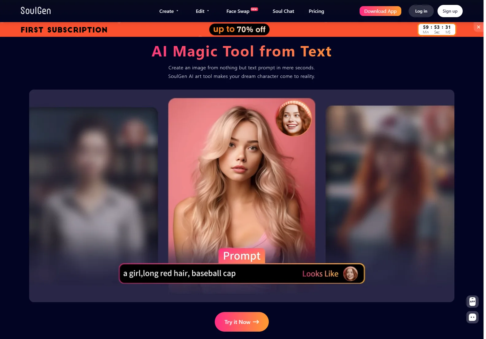 SoulGen: Free AI Magic Tool to Create Art from Text Online