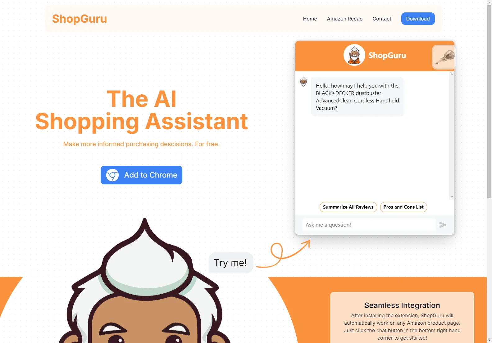 ShopGuru: The AI-Powered Shopping Assistant for Informed Purchasing Decisions