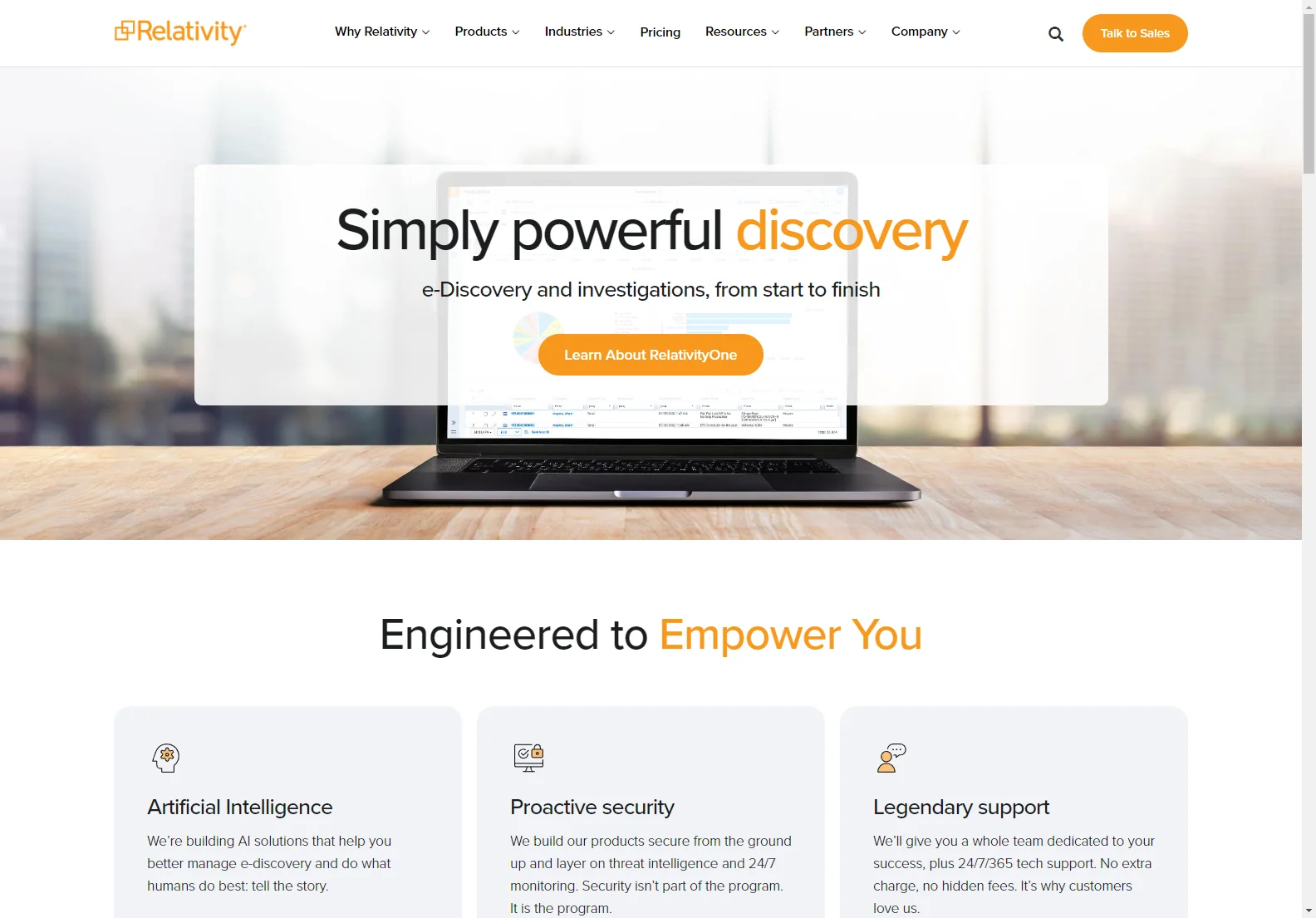 Relativity: Powerful eDiscovery Software with AI and Legendary Support