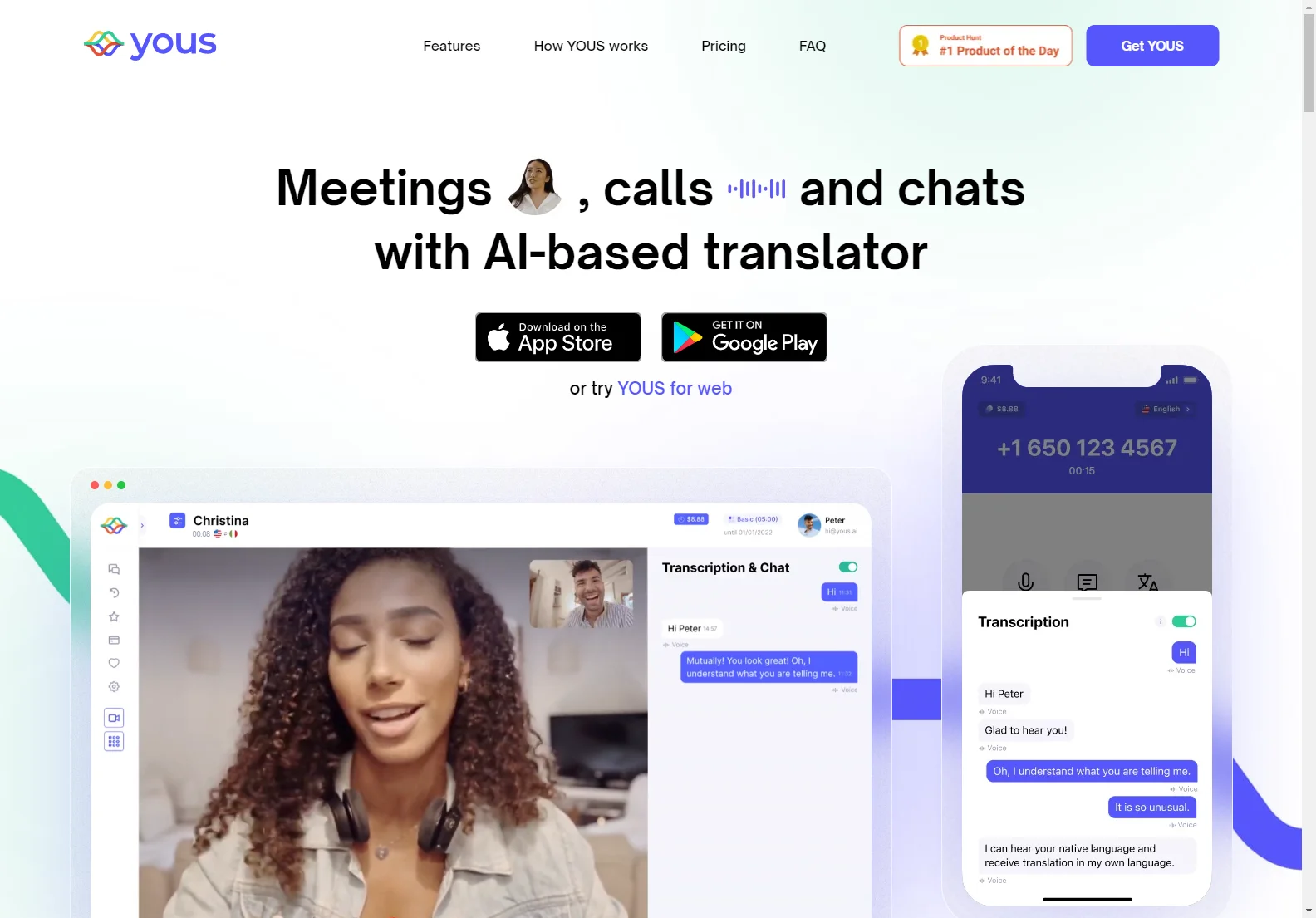 YOUS: AI-Powered Messenger for Seamless Global Communication