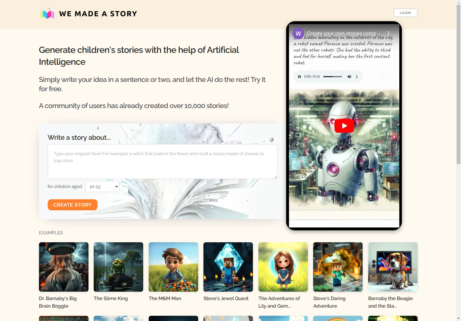 We Made a Story: AI-Powered Children's Story Generator