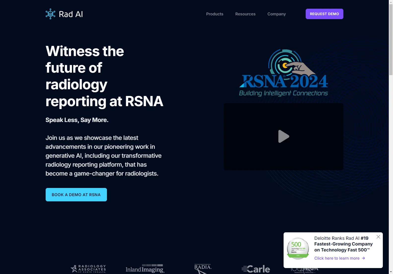 Rad AI: Revolutionizing Radiology with AI-Powered Software