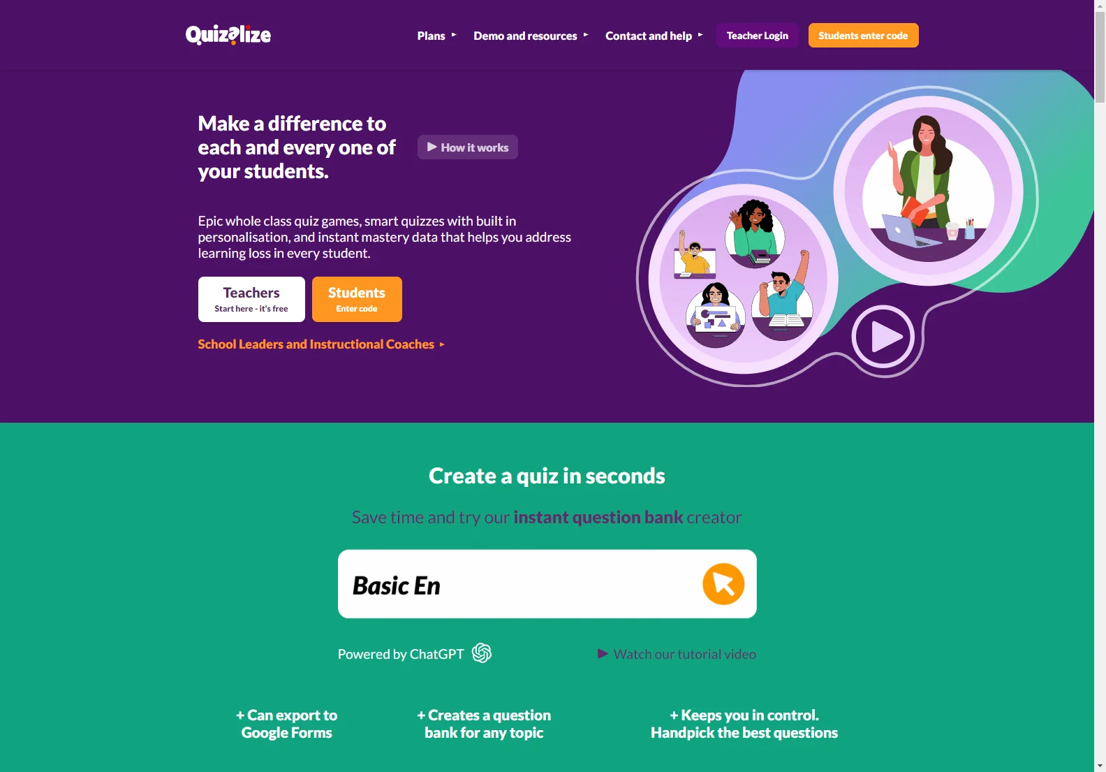 Quizalize: AI-Powered Quizzes for Engaging and Effective Learning