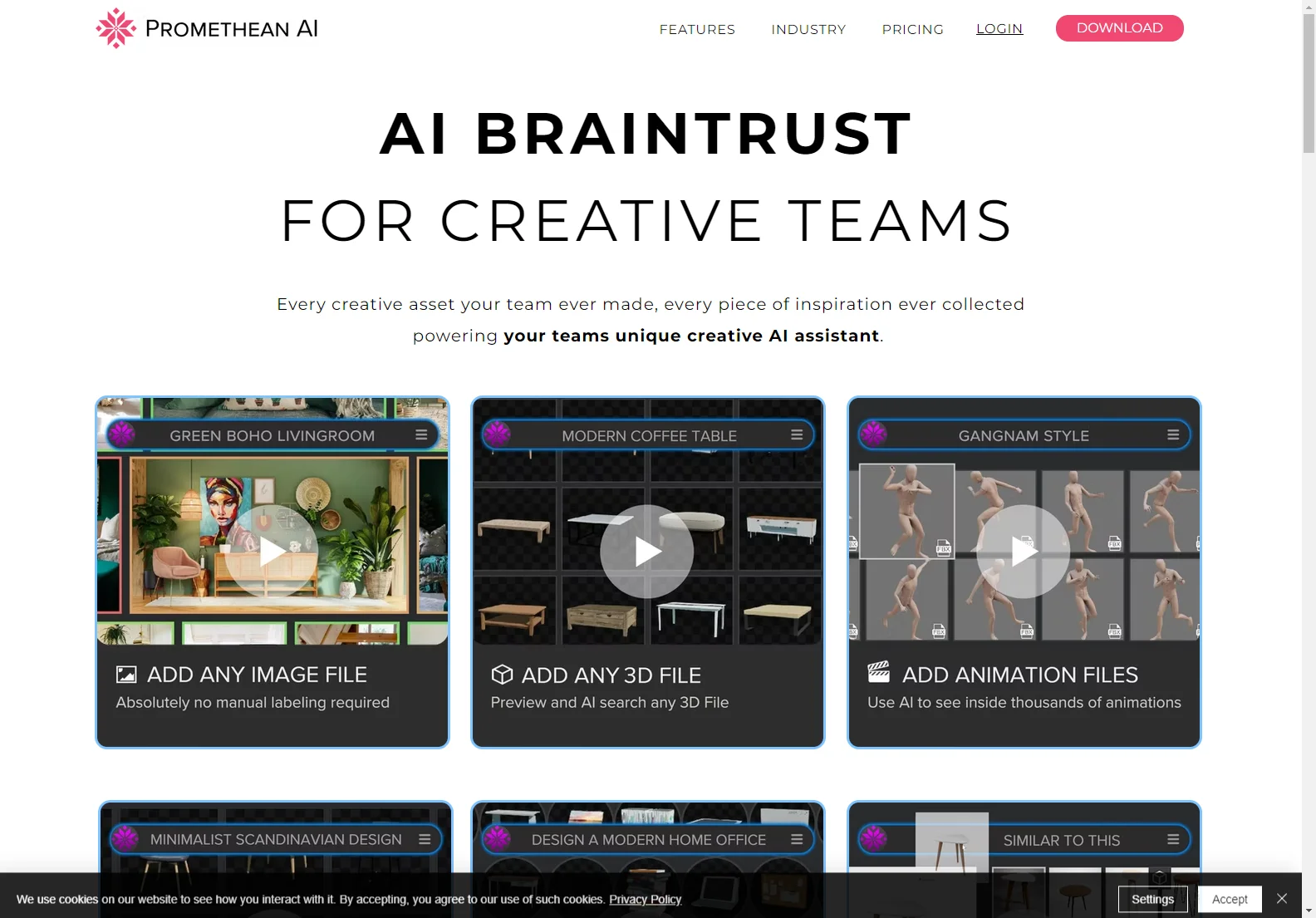 Promethean AI: AI Assistant for Creative Teams & World Building