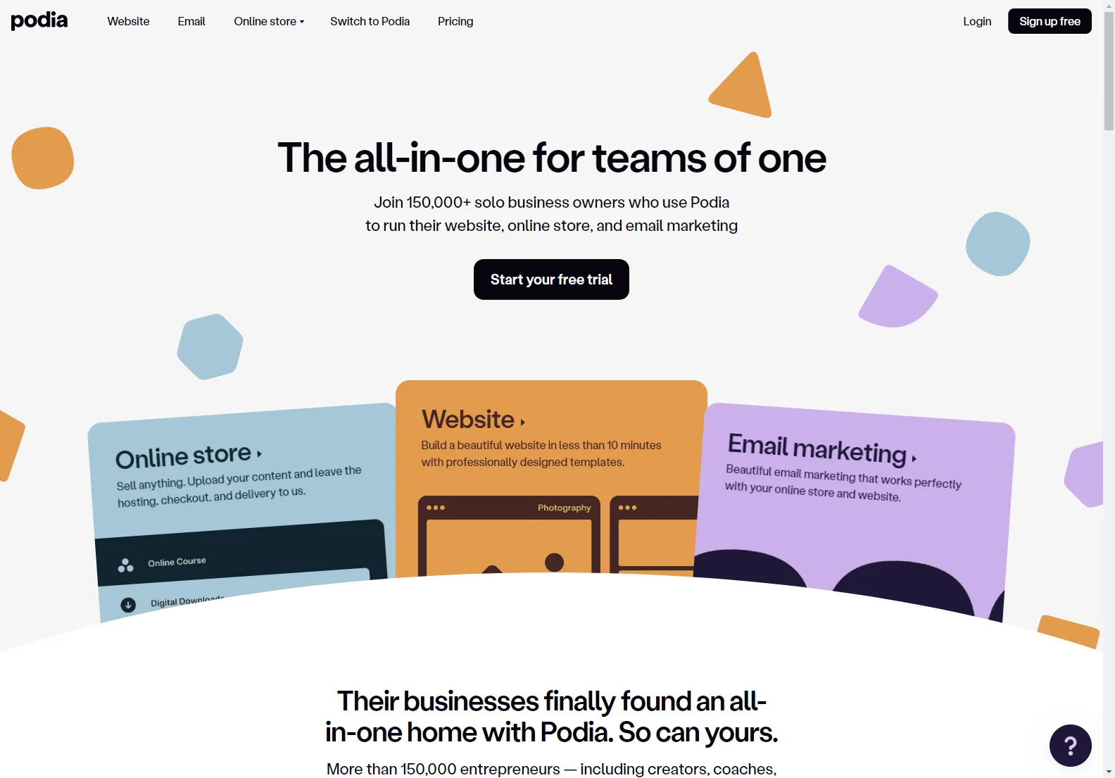 Podia: Your All-in-One Platform for Website, Products, and Email Marketing