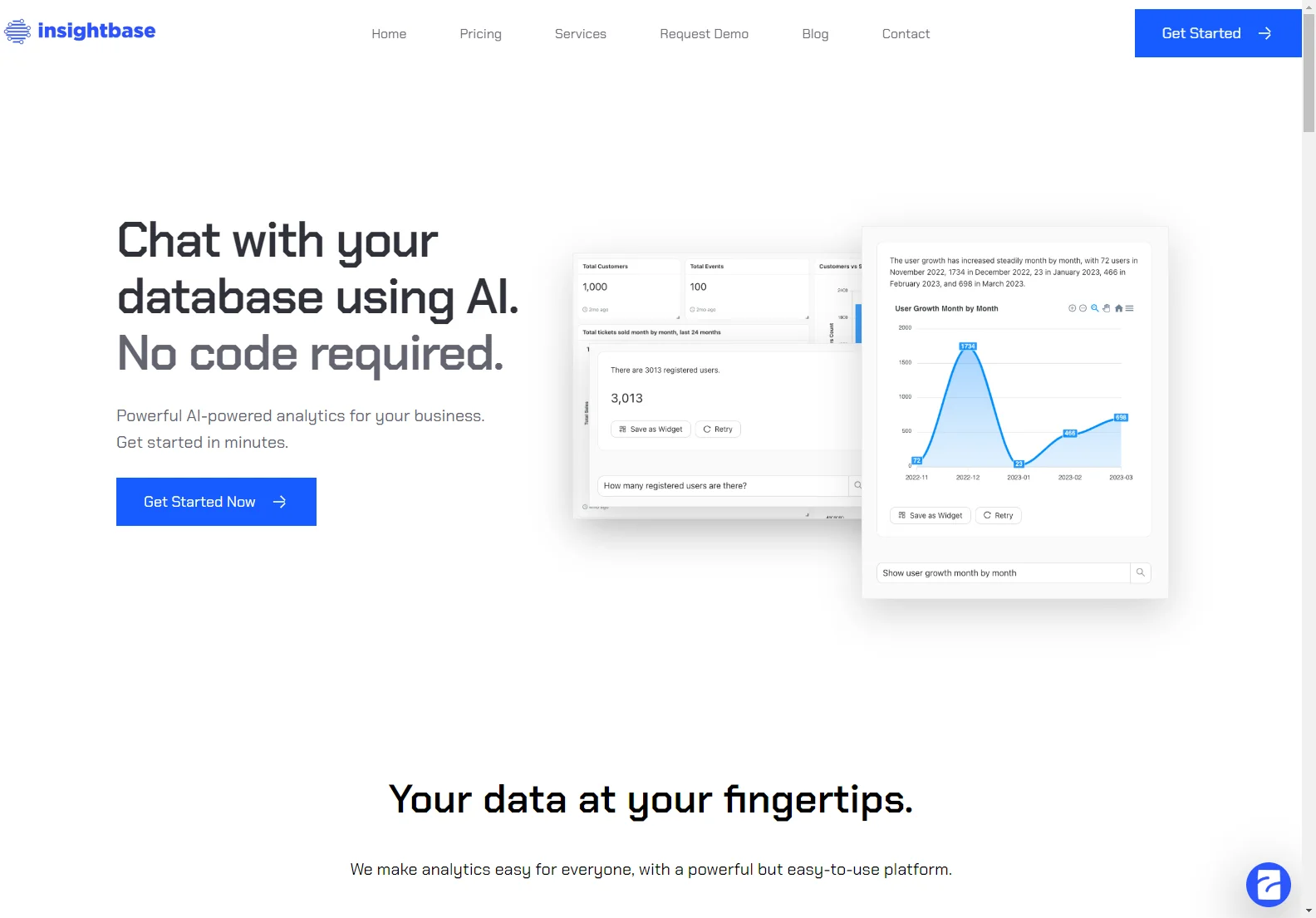 InsightBase: AI-Powered Database Analytics - Get Answers in Plain English