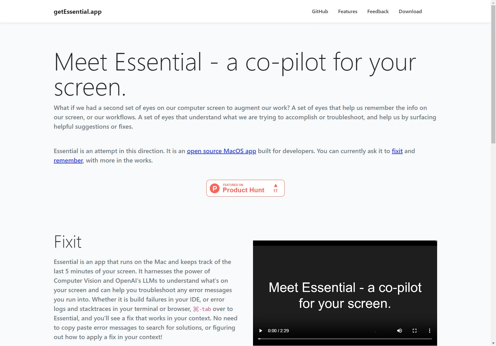 Essential: Your AI-Powered MacOS Co-pilot for Enhanced Productivity