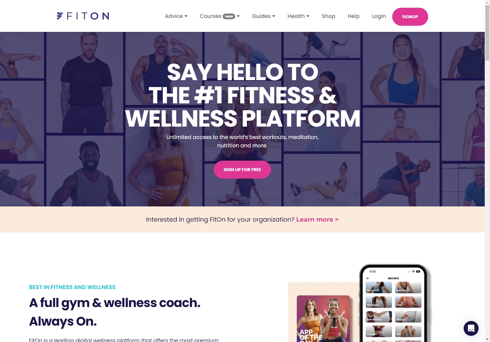 FitOn: Your Free Fitness App for Unlimited Workouts & Wellness