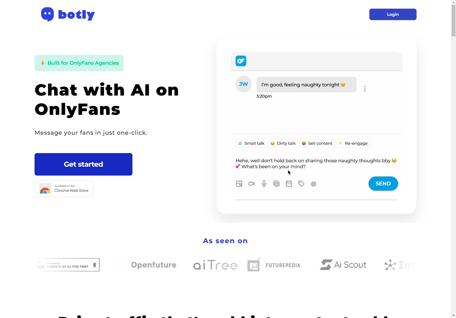 OnlyFans AI Chatbot | Botly: Boost Engagement & Sales