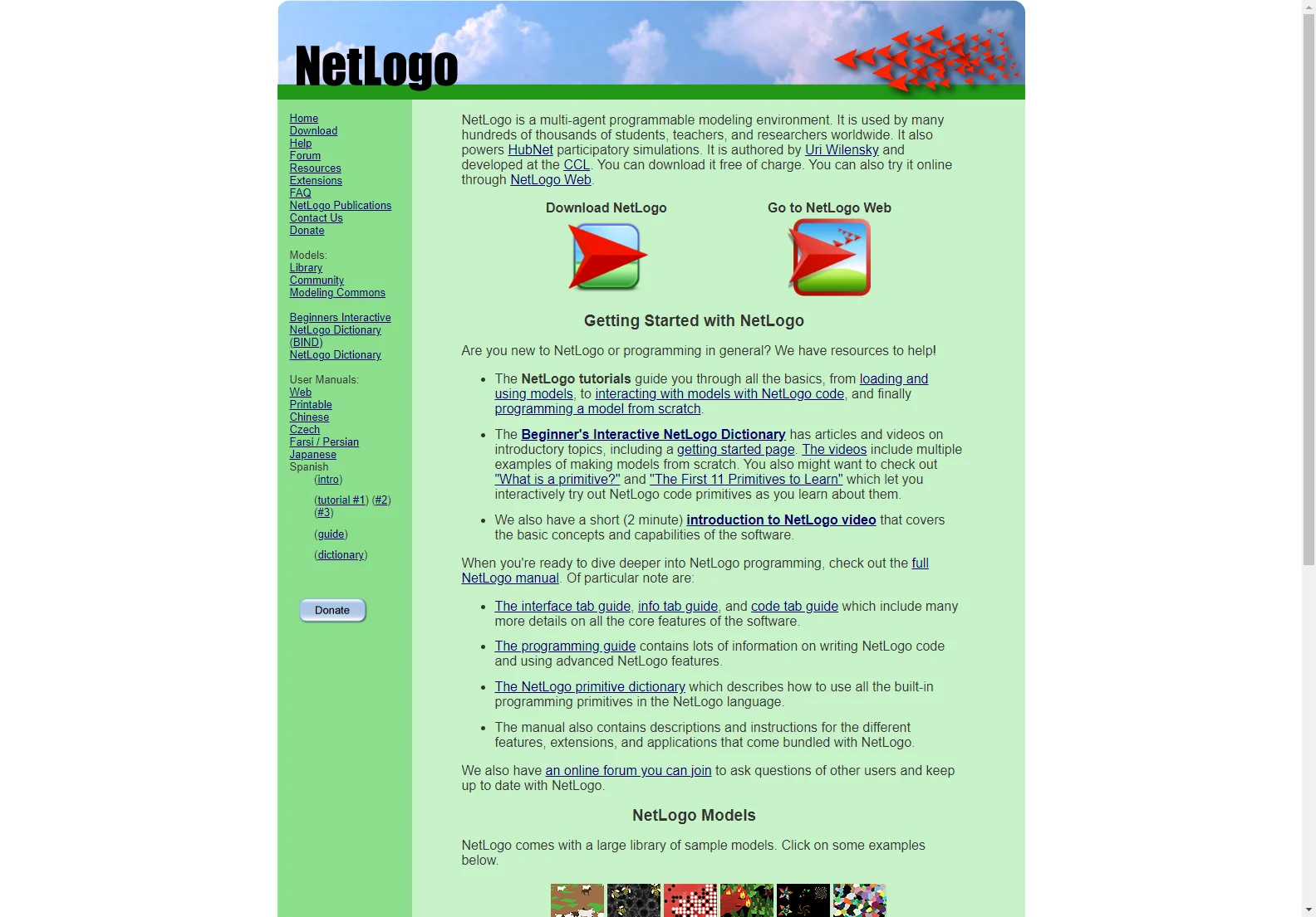 NetLogo: Free, Open-Source Multi-Agent Modeling Environment